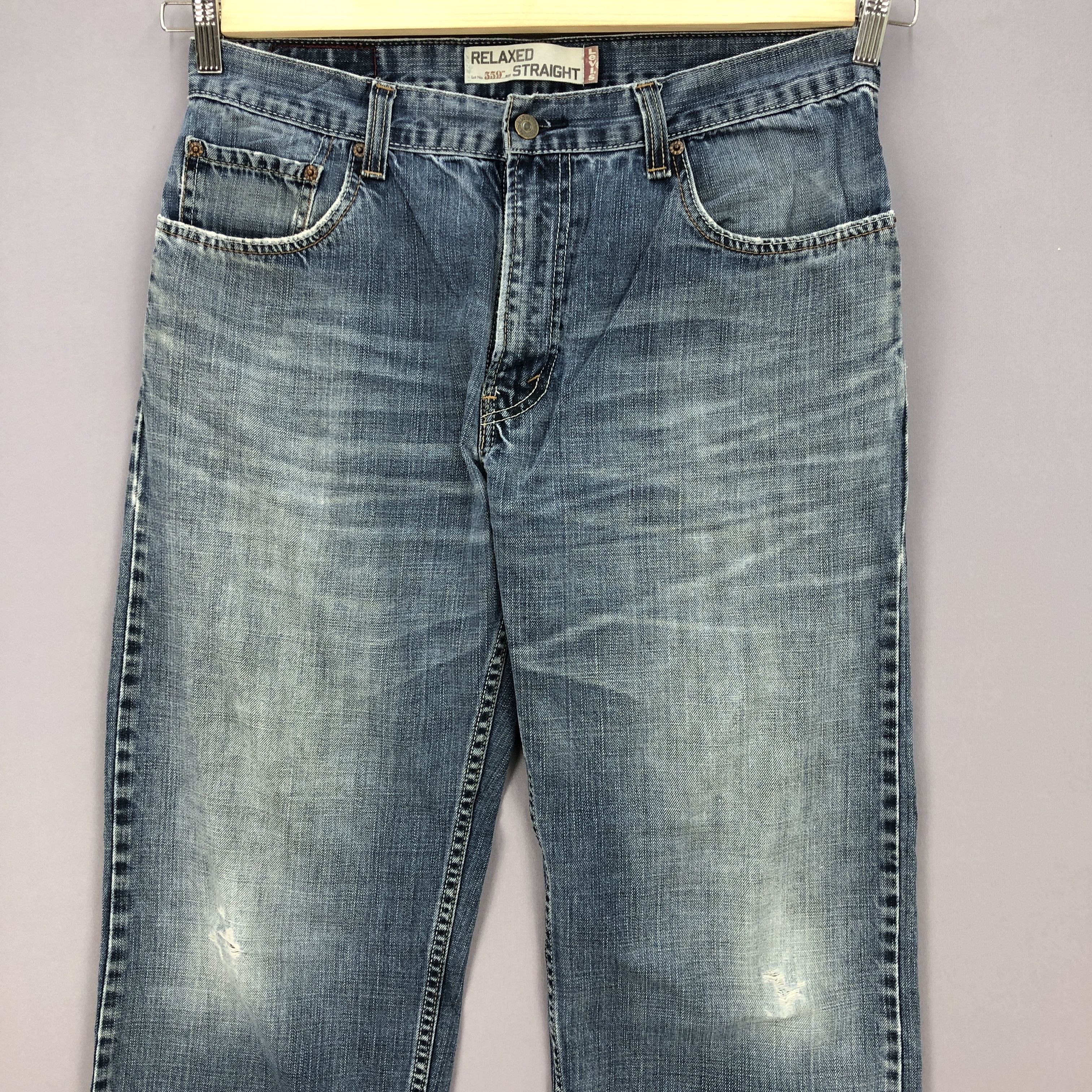 Levi's × Vintage Vintage Levis Jeans Levi's 559 Blue Wash Denim Pants Size US 34 / EU 50 - 3 Thumbnail