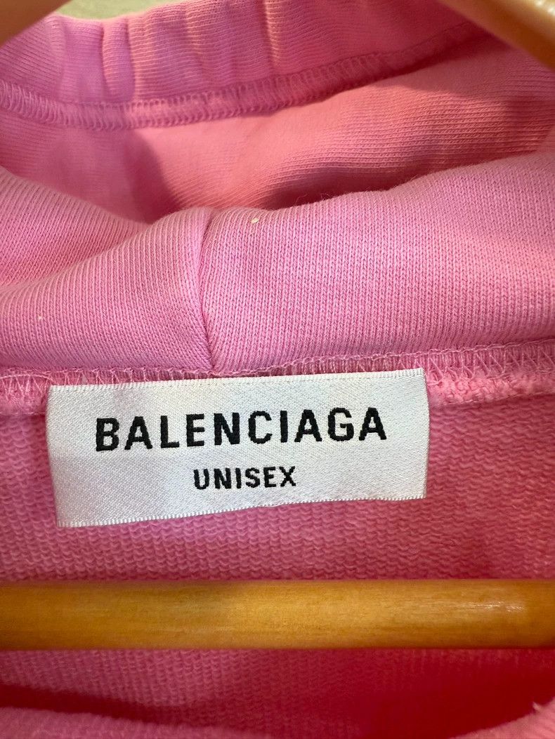 Balenciaga Balenciaga Pink hooded sweater Size US L / EU 52-54 / 3 - 6 Thumbnail