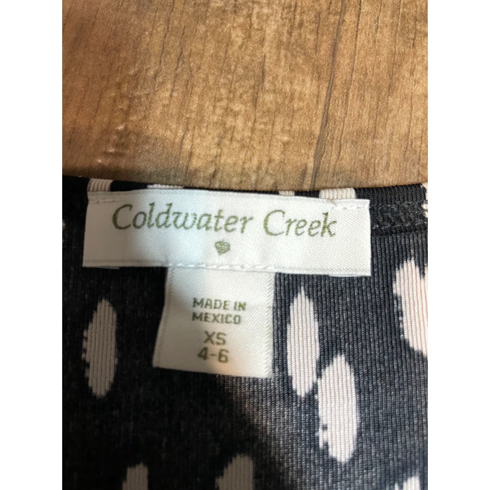 Coldwater Creek Coldwater Creek Top Blouse Womens XS Black Sleeveless Stretchy Fabric All Seasons Pockets 4-6 Size XS / US 0-2 / IT 36-38 - 4 Thumbnail