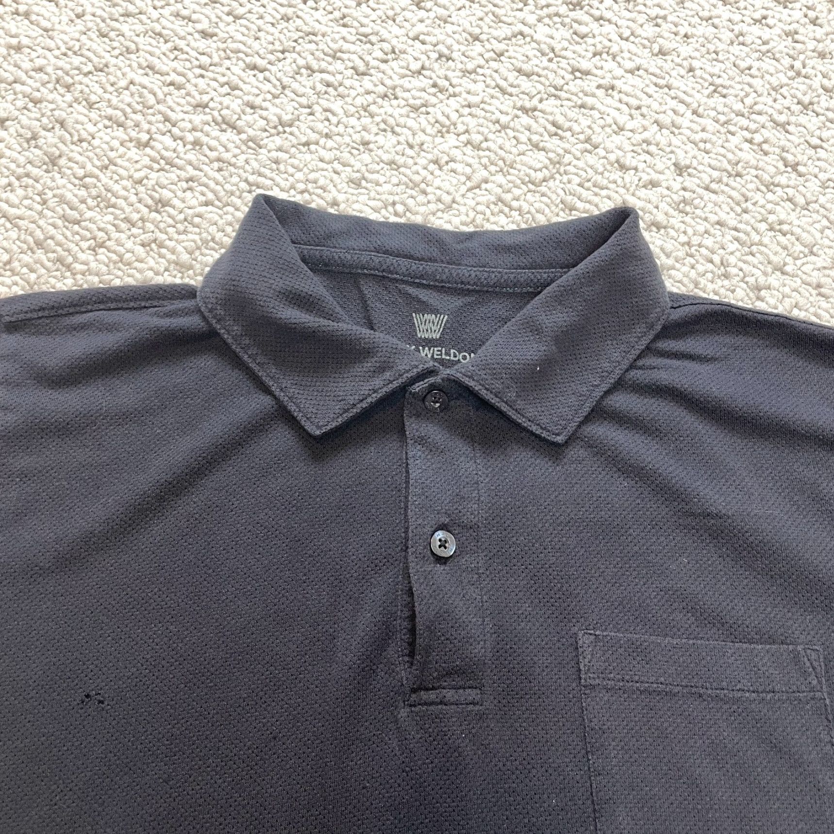Vintage Mack Weldon Polo Shirt Mens Golf Preppy Blue Short Sleeve Polo Shirt L Mens Size US L / EU 52-54 / 3 - 3 Thumbnail