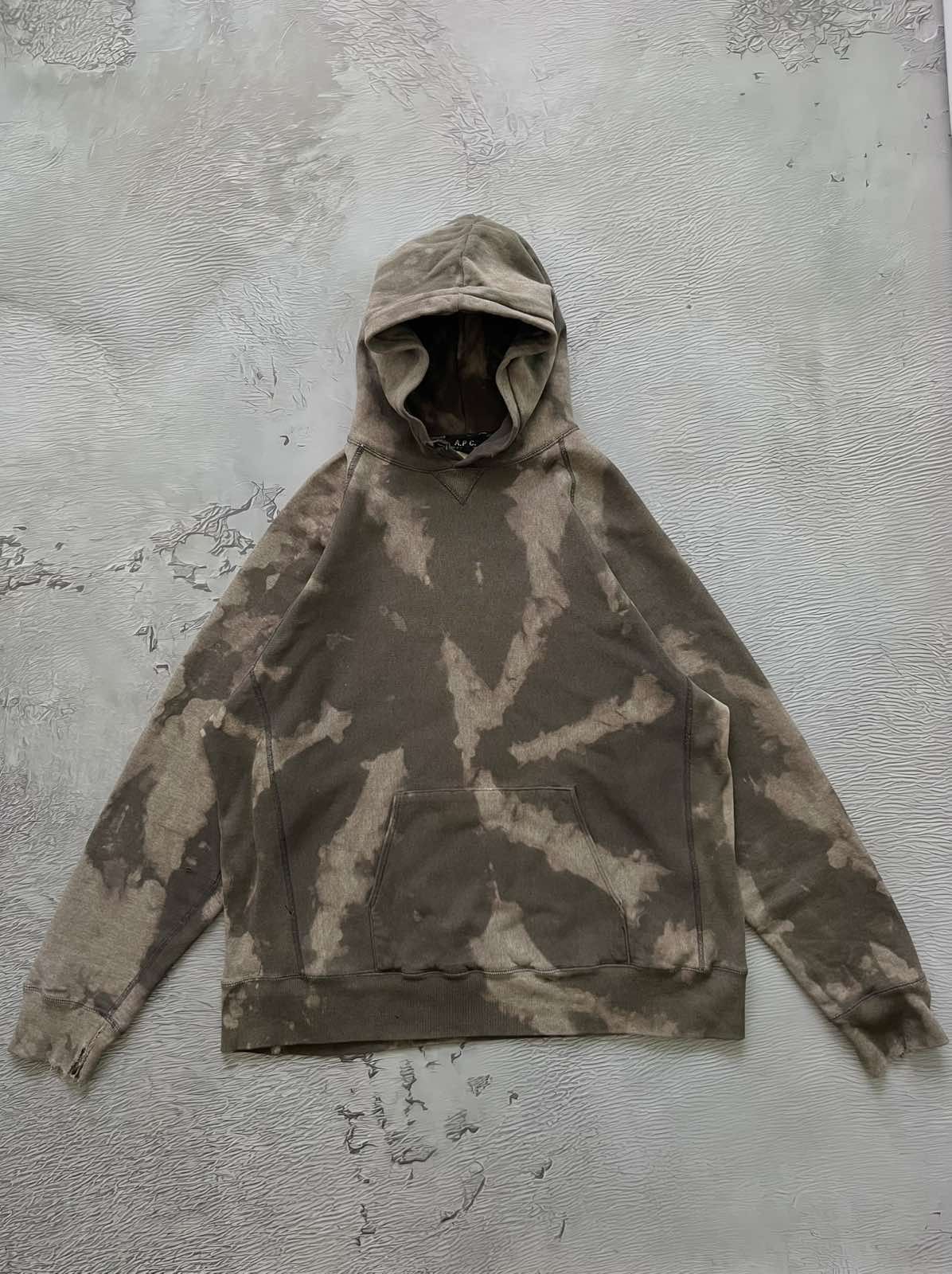 A.P.C. A.P.C Vintage Brown Custom Hoodie Streetwear Size US L / EU 52-54 / 3 - 3 Thumbnail
