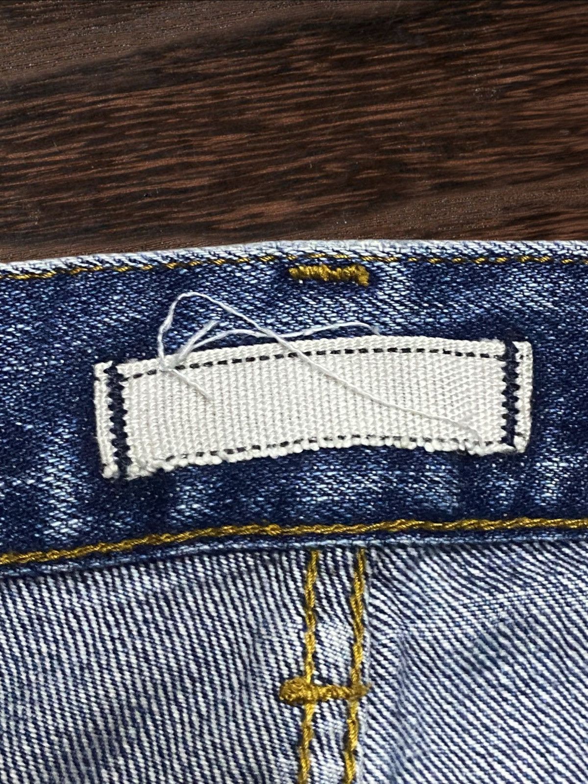 Japanese Brand Vintage Japanese Brand Uniqlo Selvedge Distressed Slim Jeans Size US 31 - 15 Thumbnail