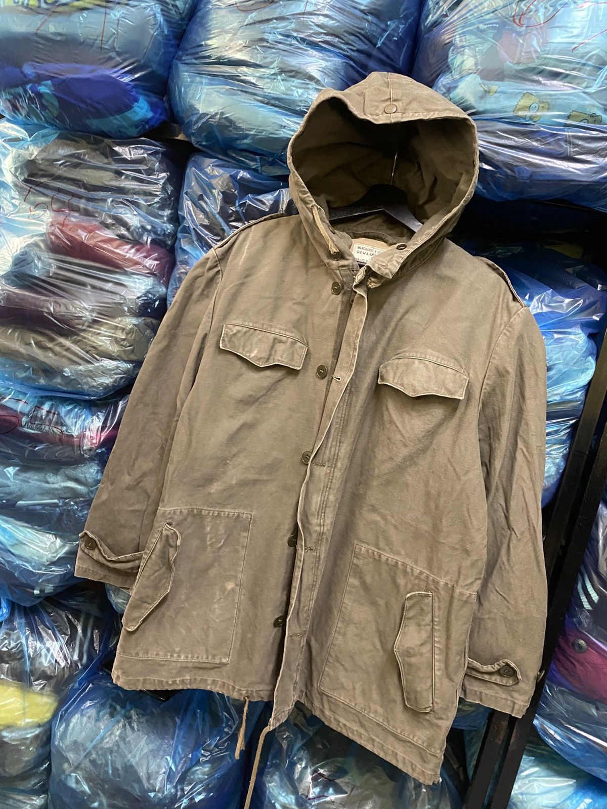 Other Vintage 70s Marquardt & Schulz Military Hooded Field Jacket Size US M / EU 48-50 / 2 - 2 Thumbnail