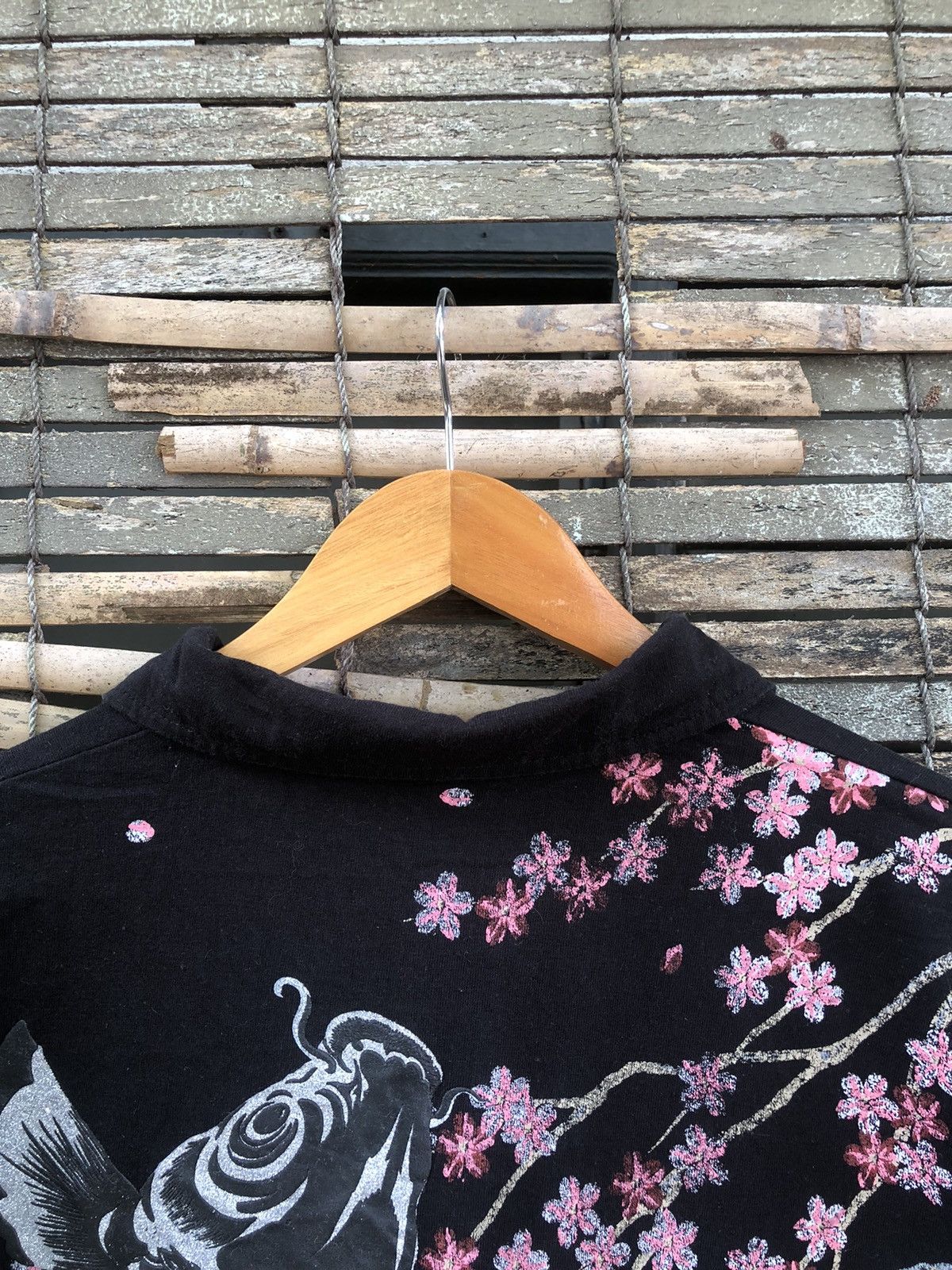 Japanese Brand × Vintage Rare Vintage OVP Japanese Sukajan Koi Fish Polo Tee Size US XL / EU 56 / 4 - 4 Thumbnail