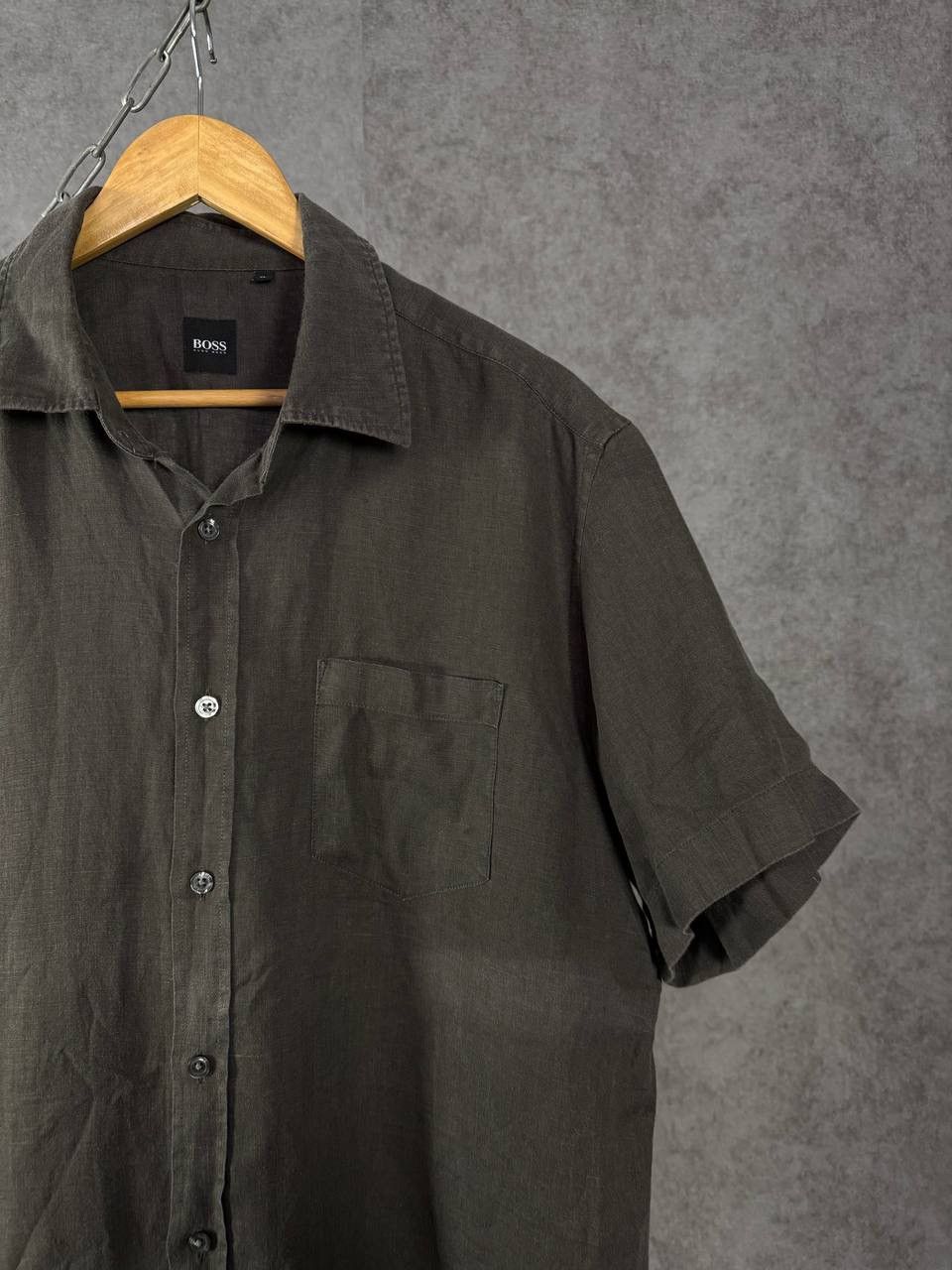 Hugo Boss Hugo Boss designer linen shirt Size US XL / EU 56 / 4 - 2 Thumbnail