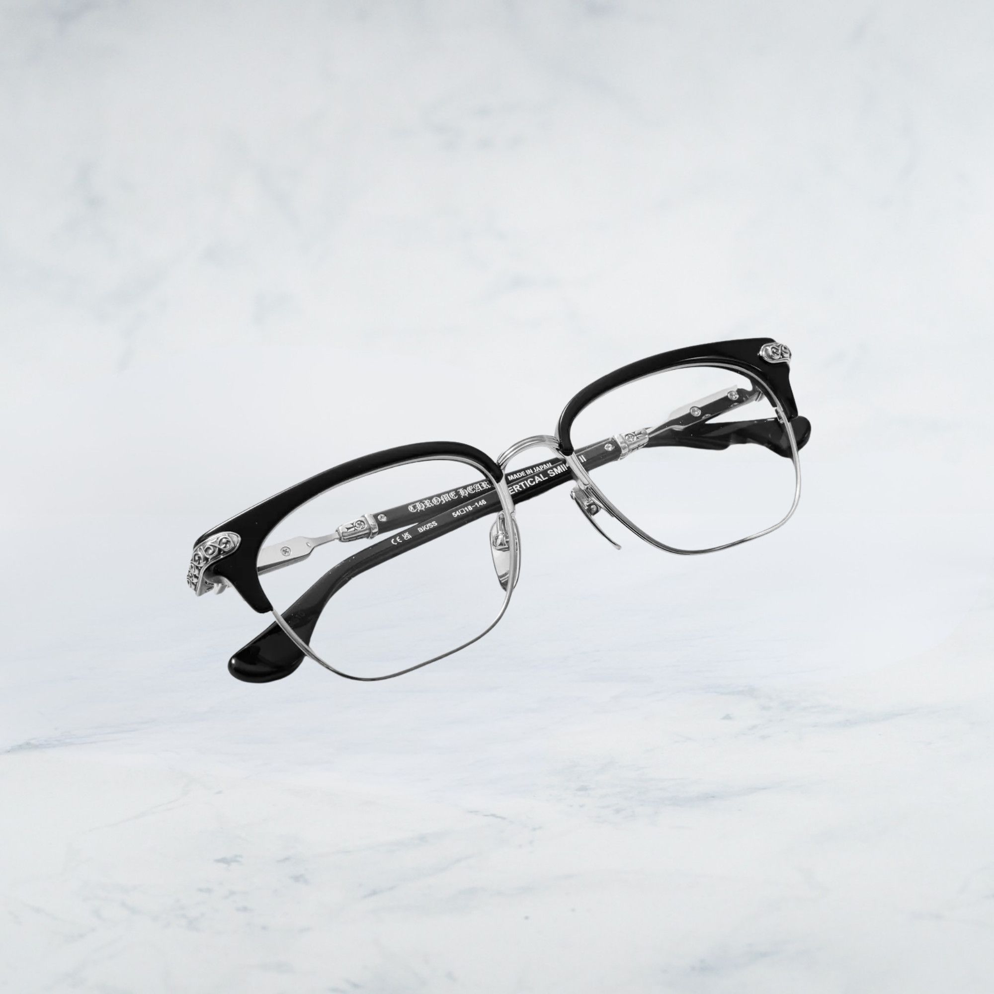 Chrome Hearts CHROME HEARTS VERTICAL SMILE II Black Shiny Silver Size ONE SIZE - 2 Thumbnail