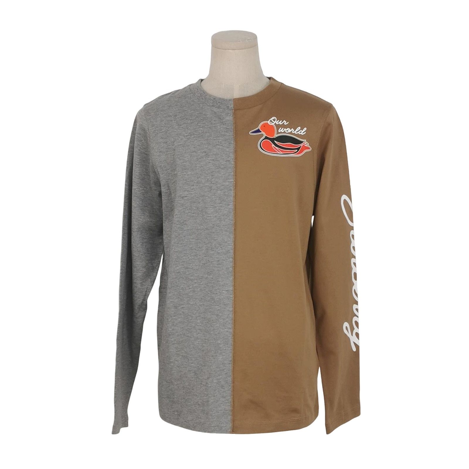 Burberry Burberry Duck Our World Colorblock Long Sleeve Tee 12Y Size US XS / EU 42 / 0 - 1 Thumbnail