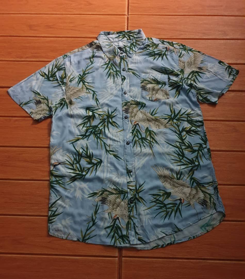 Japanese Brand Rusty bird Japanese style Hawaiian shirt Size US M / EU 48-50 / 2 - 4 Thumbnail
