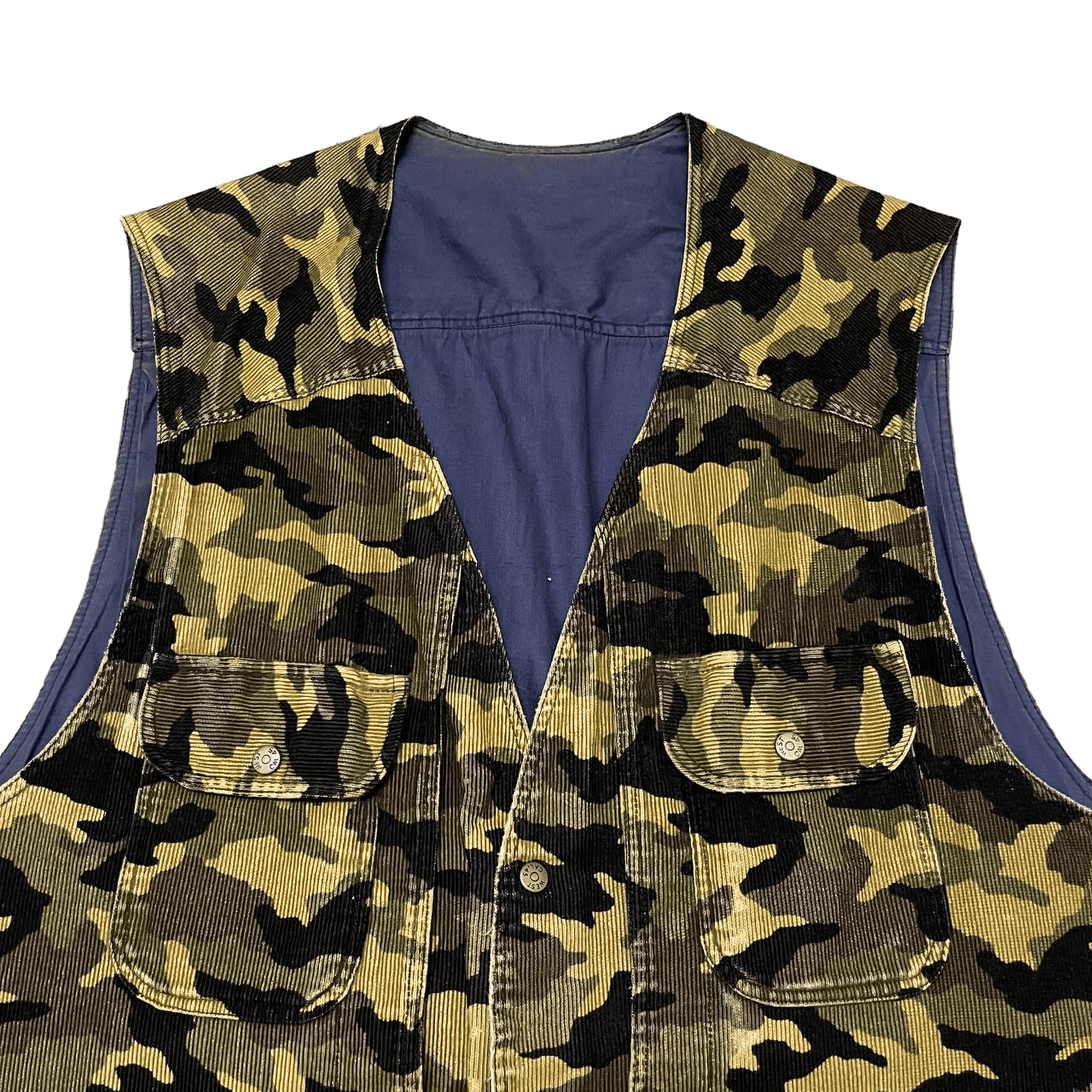 Other Vintage West Cal.45 Camo Army Vest Tactical Size US M / EU 48-50 / 2 - 2 Thumbnail