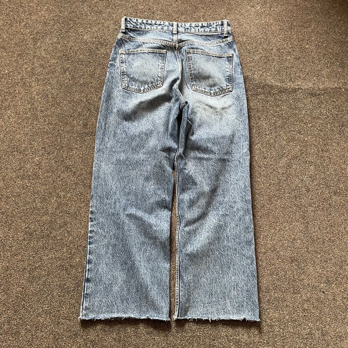 Vintage Vintage Y2K Faded Wide Leg Baggy Jeans Grunge Skate Logo 30 Size 30" / US 8 / IT 44 - 2 Thumbnail