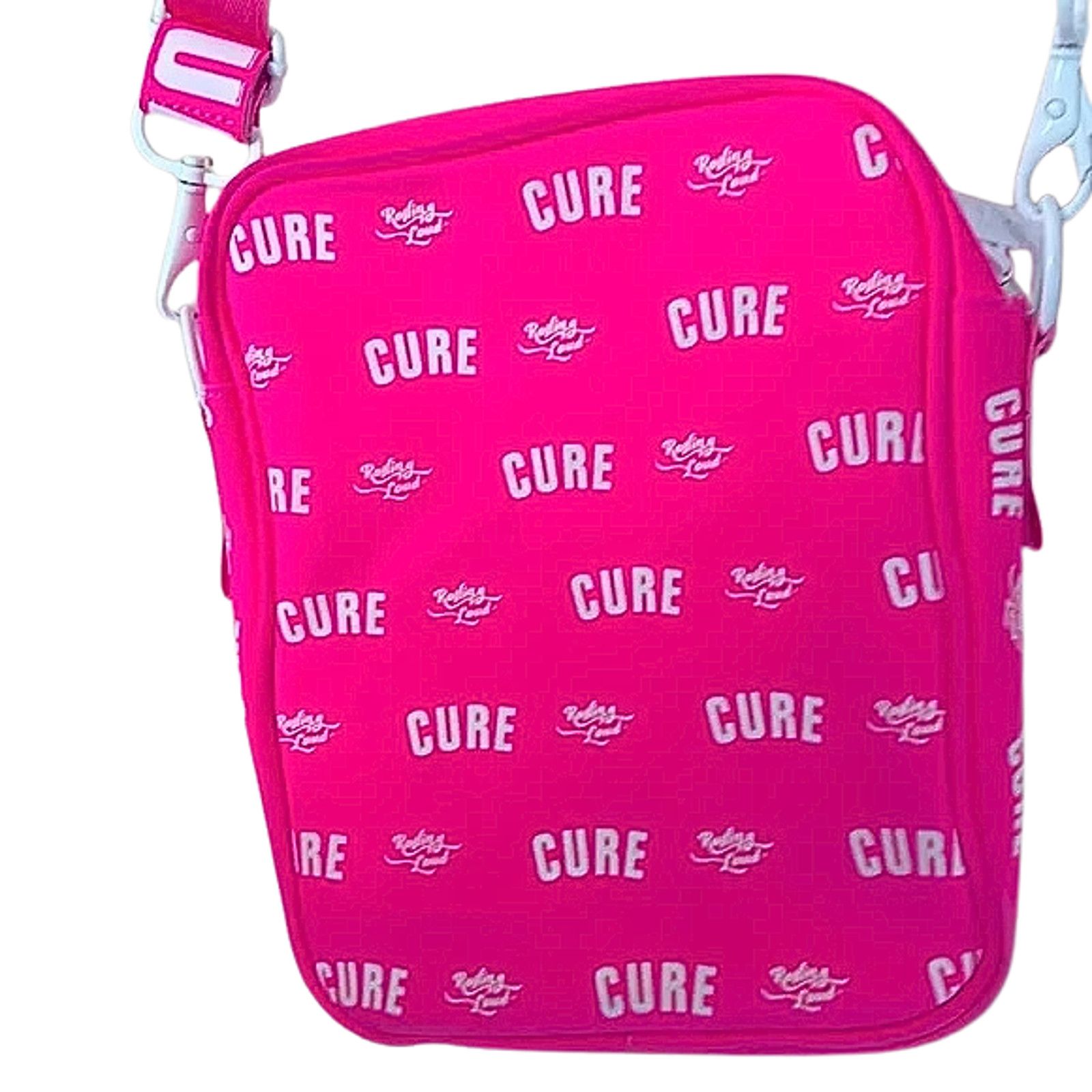 Other CURE x Rolling Loud Hot Pink 3M Reflective Messenger Bag NIB Size ONE SIZE - 7 Thumbnail