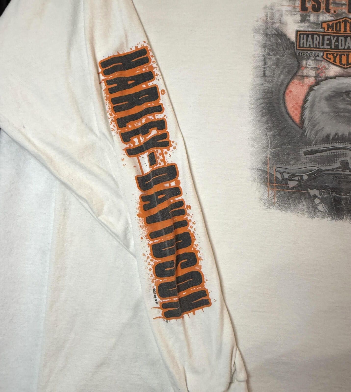Harley Davidson Harley-Davidson Shirt Mens 4XL Eagle Biker Motorcycle Y2K Size US XXL / EU 58 / 5 - 4 Thumbnail