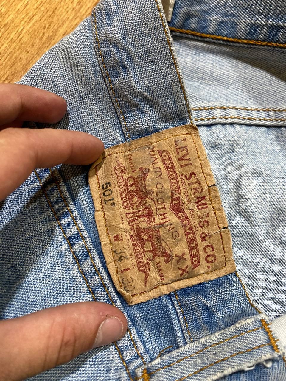 Levi's Vintage Levi's Jeans 501 Distressed Denim Size US 34 / EU 50 - 20 Thumbnail
