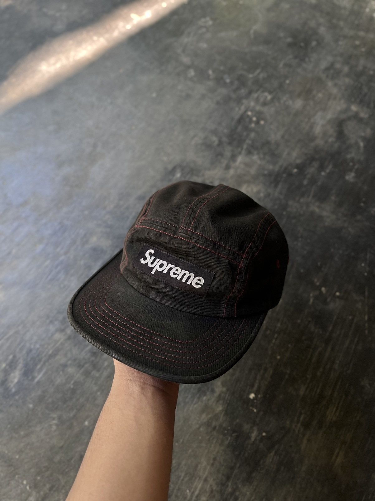 Supreme Supreme Contrast Stitch Camp Cap Size ONE SIZE - 1 Thumbnail