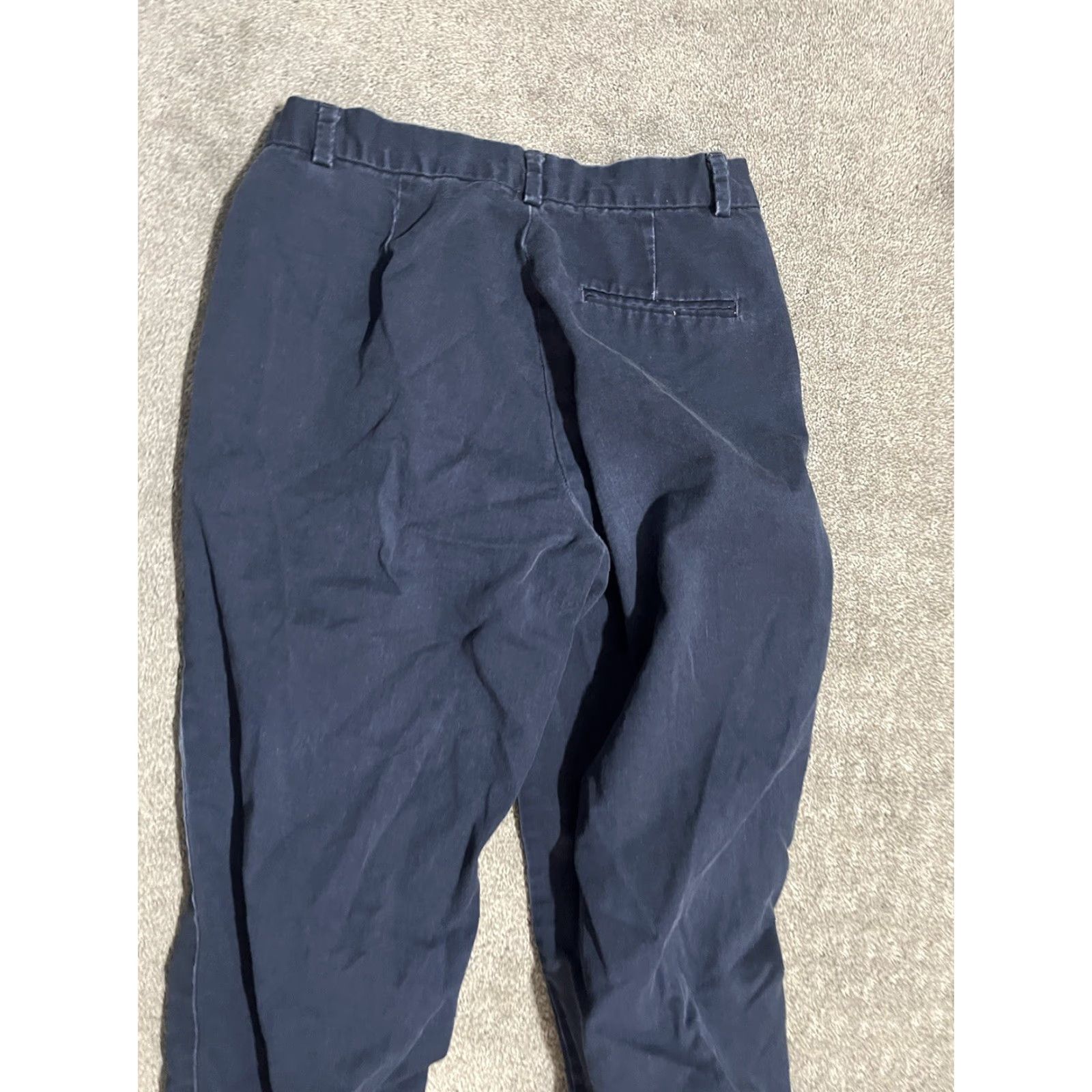 Dockers VINTAGE Dockers Women's Navy Blue Chino Dress Pants Size 4 Stretch Stain Defender Size 27" / US 4 / IT 40 - 2 Thumbnail