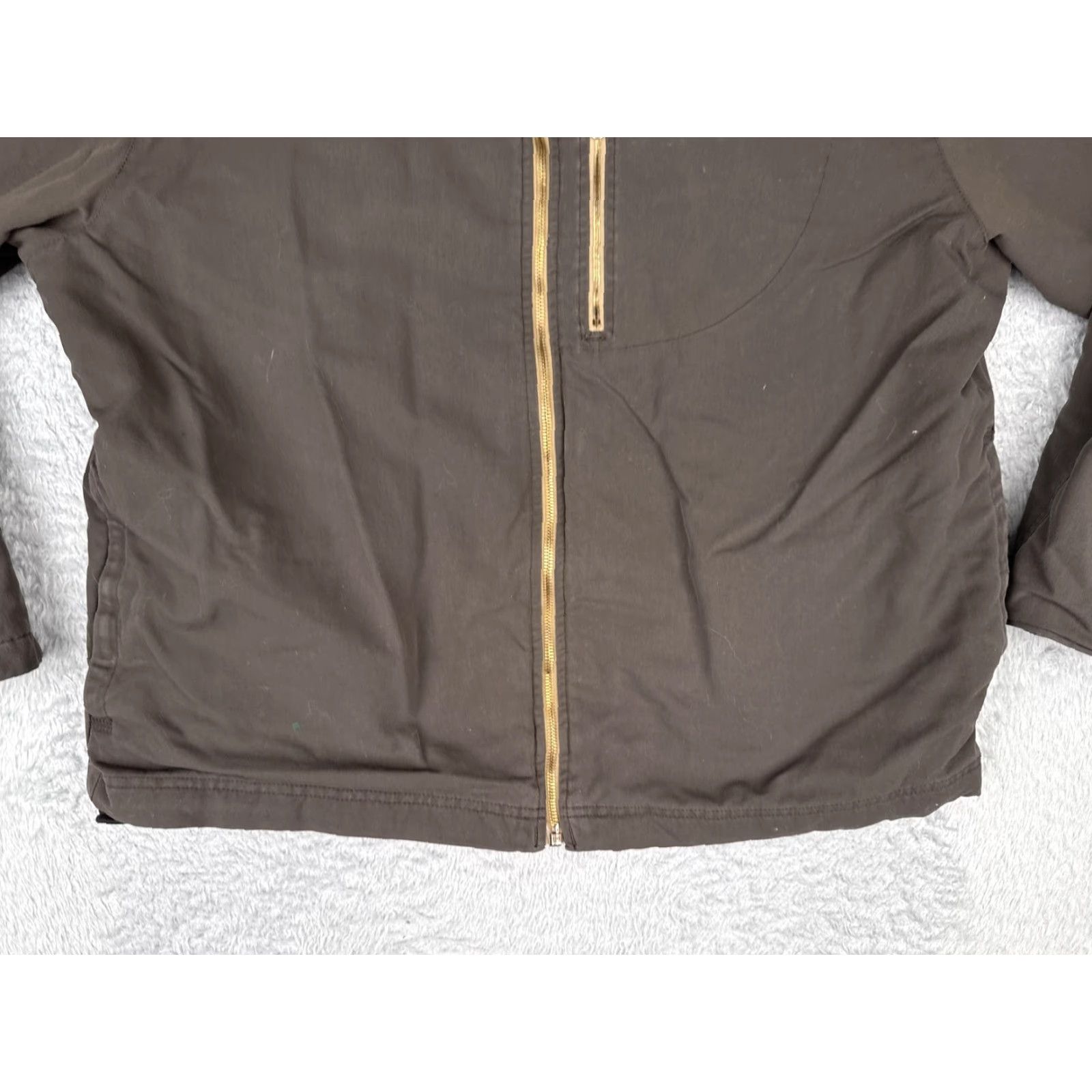 Timberland Timberland Jacket Mens 2XL Brown Canvas Quilted Lined Full Zip Workwear Outdoor Windbreaker Size US XXL / EU 58 / 5 - 7 Thumbnail