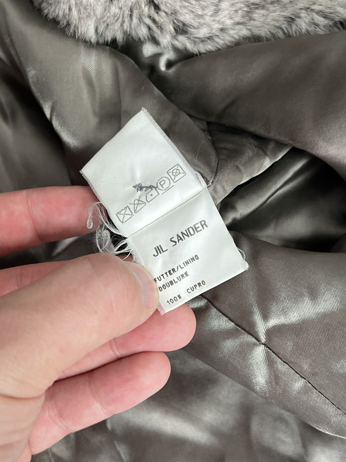 Jil Sander Vintage Jil Sander fur trench coat grey very rare Size S / US 4 / IT 40 - 9 Thumbnail