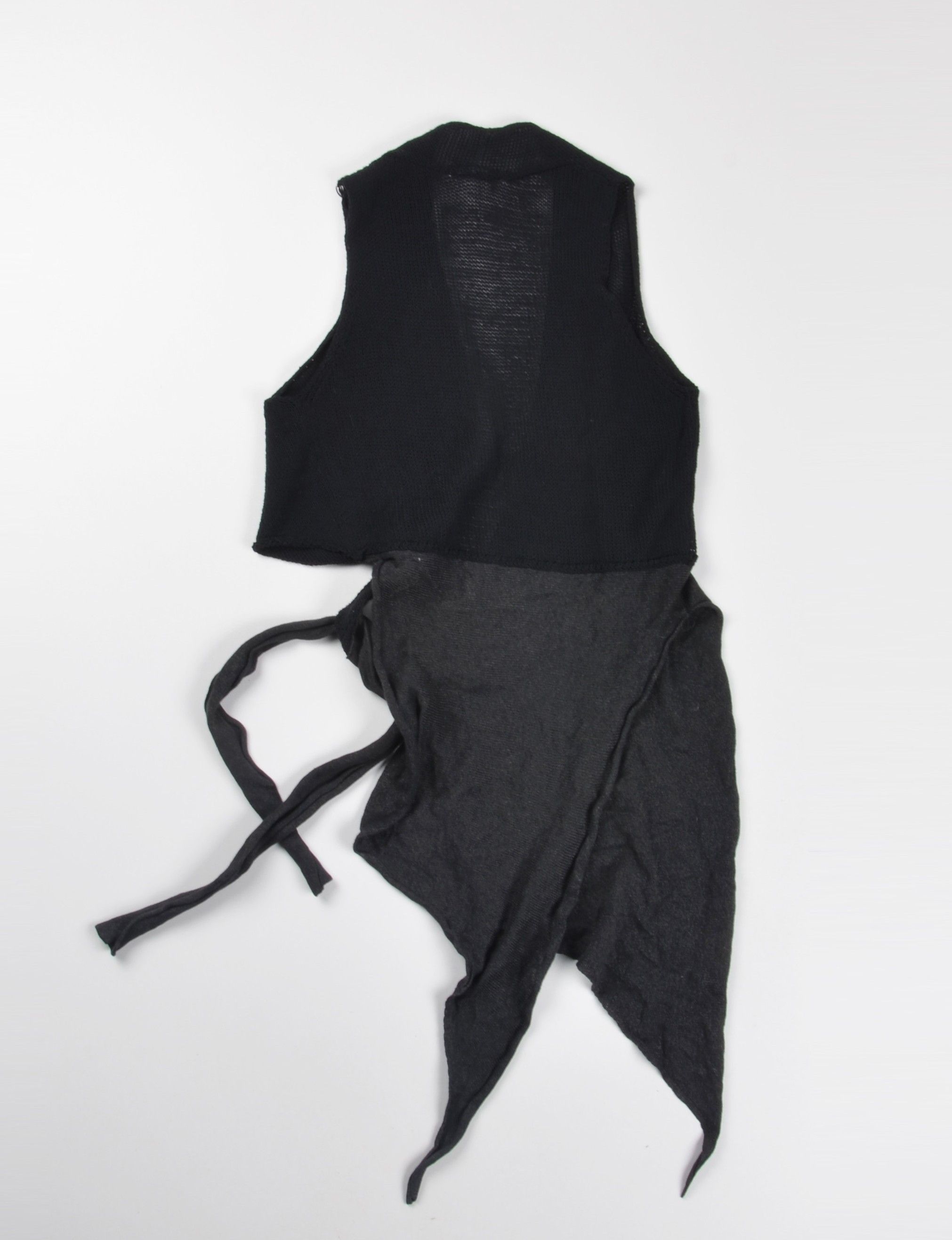 Sarah Pacini Sarah Pacini Avant Garde Asymmetrical Wrap Draped Top Size ONE SIZE - 5 Thumbnail