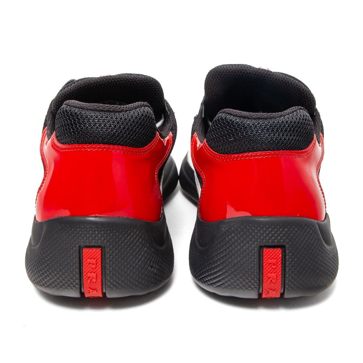 Prada Americas's Cup Sneaker Low White Red Size US 8 / EU 41 - 6 Thumbnail