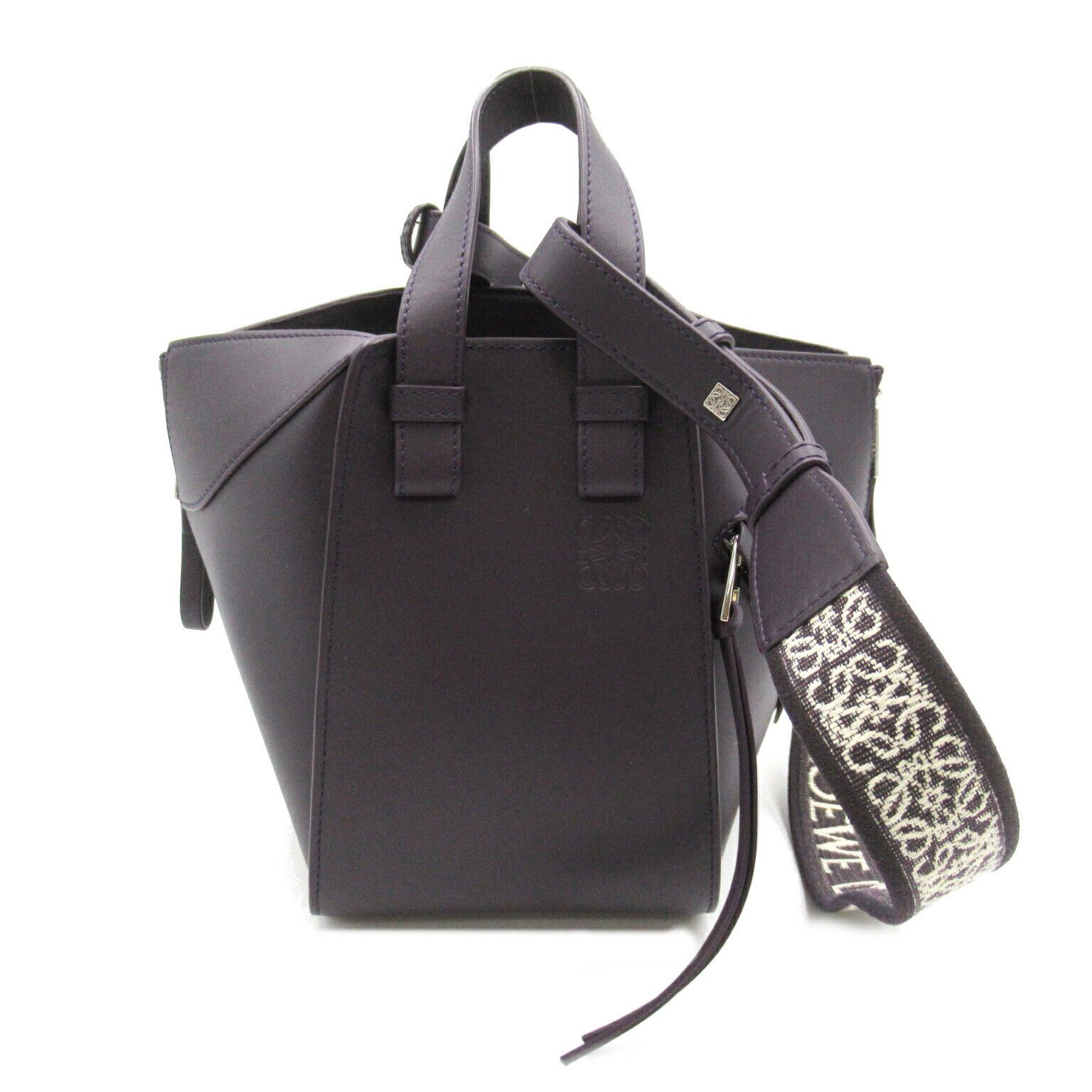 Loewe Loewe Hammock Calf 2Way Shoulder Bag Leather Shoulder Bag A538H13X149492 in Purple, Women's