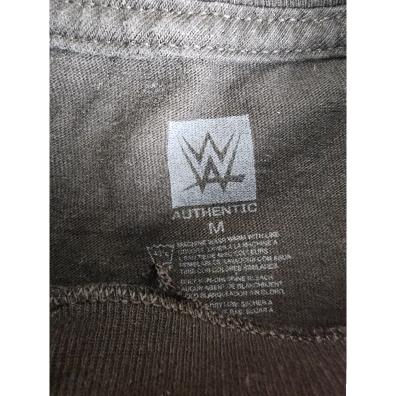 Vintage WWE Shirt Medium Black Walk With Elias World Tour 2018 Cotton T-Shirt Mens Short Sleeve Crew Neck Logo Graphic Print, Regular Fit, All Seasons Size US M / EU 48-50 / 2 - 4 Thumbnail