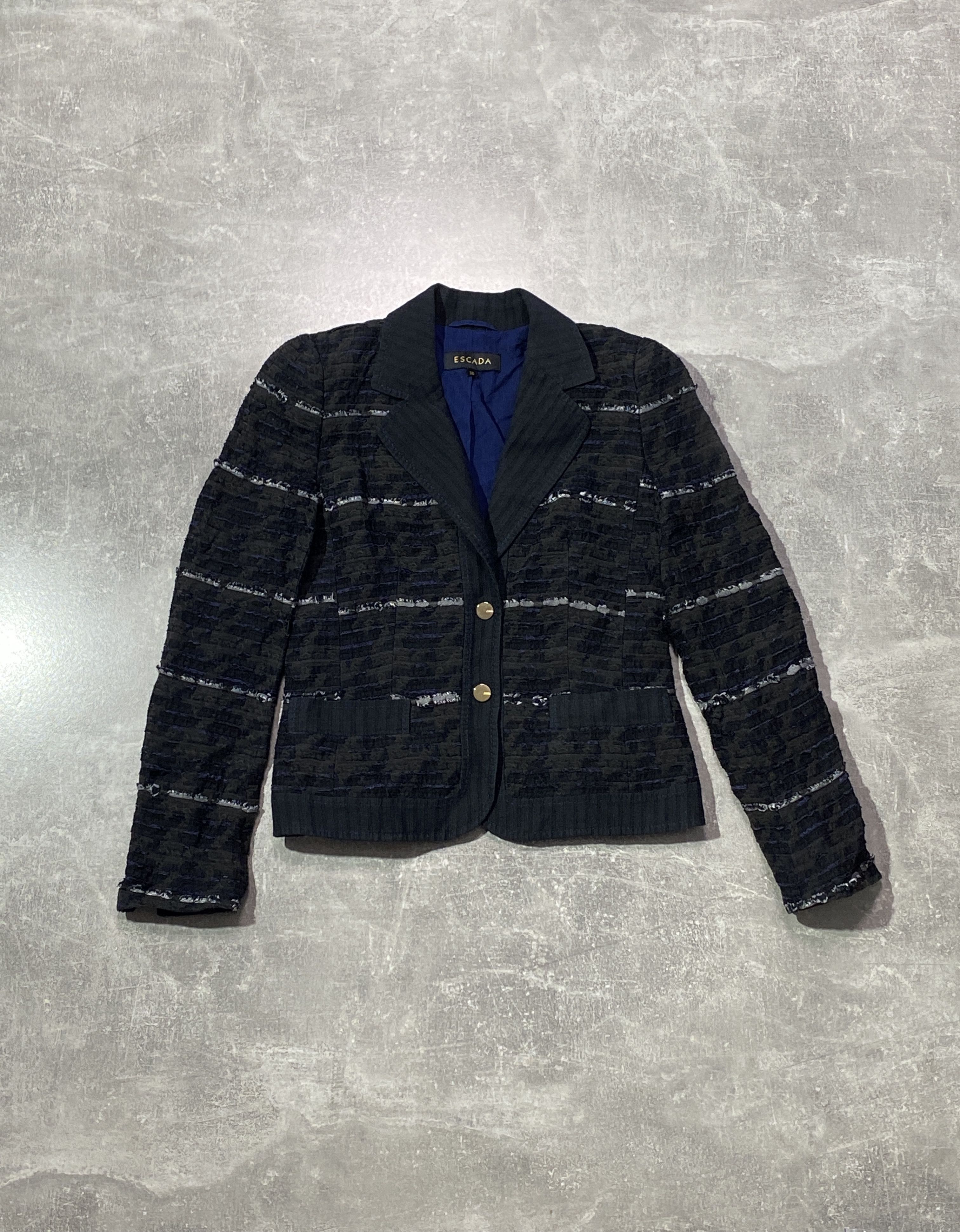 Escada Vintage ESCADA distressed style blazer jacket Size XS / US 0-2 / IT 36-38 - 1 Thumbnail
