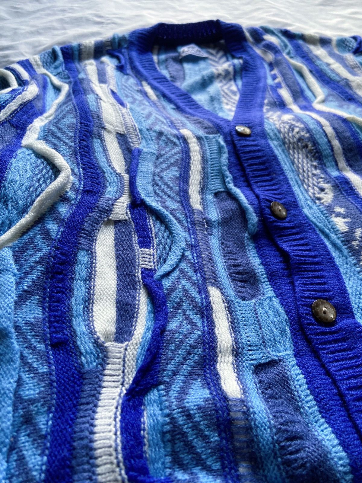 Japanese Brand JAPANESE COOGI STYLE THRIFTY CARDIGAN KNIT Size US XL / EU 56 / 4 - 6 Thumbnail