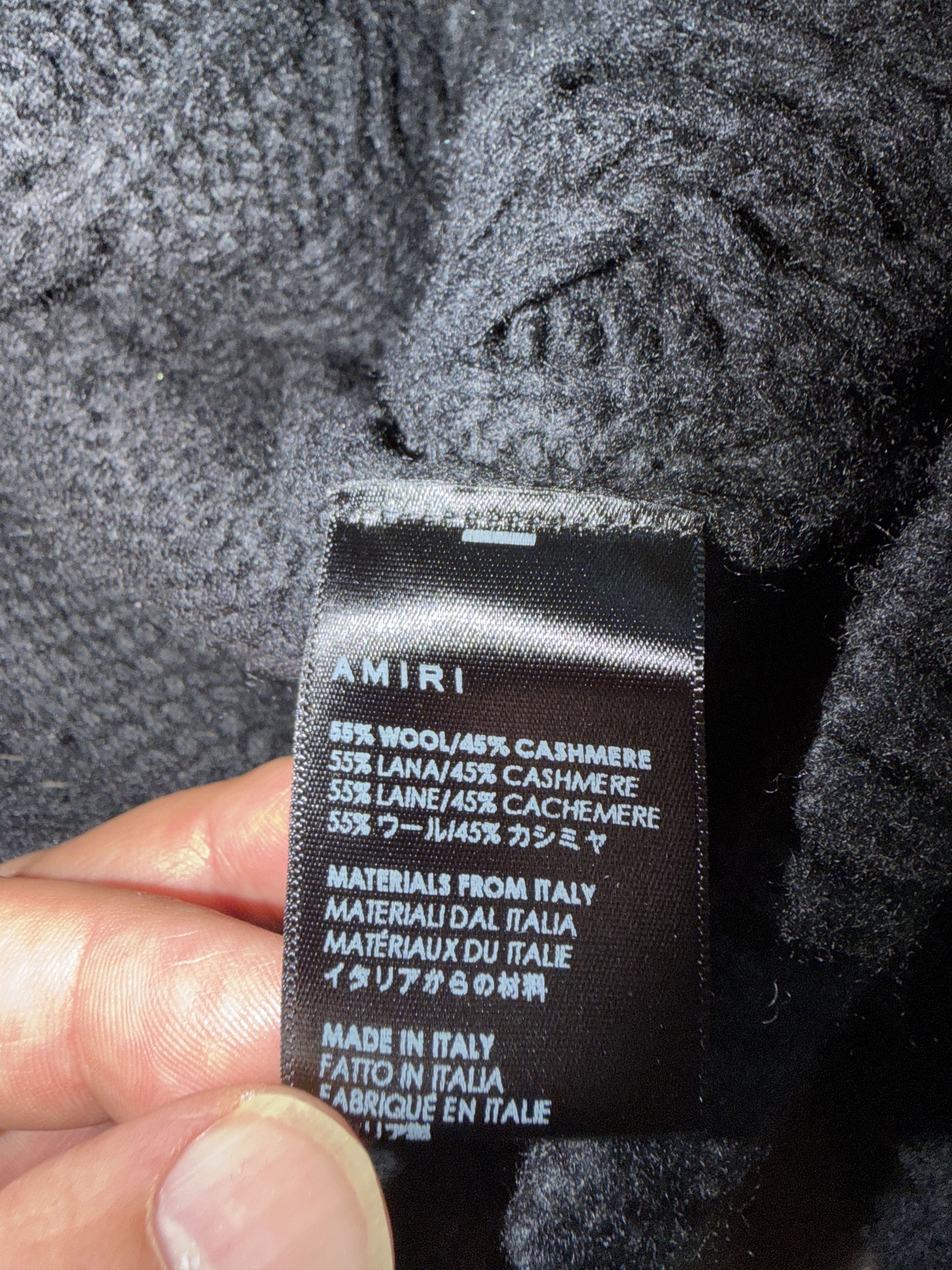Amiri Amiri Wool V-Neck Cardigan Cashmere XL Size US XL / EU 56 / 4 - 3 Thumbnail