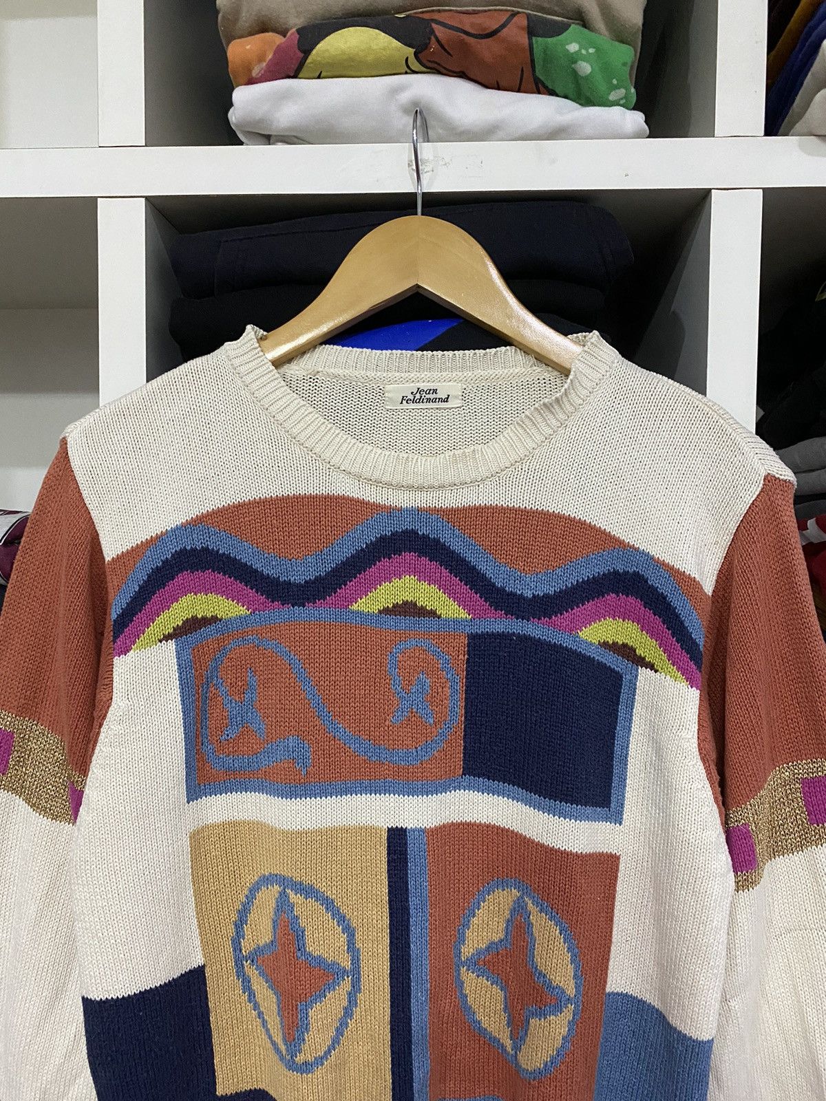 Japanese Brand × Vintage Vintage Jean Feldinand Knitwear Size US S / EU 44-46 / 1 - 5 Thumbnail