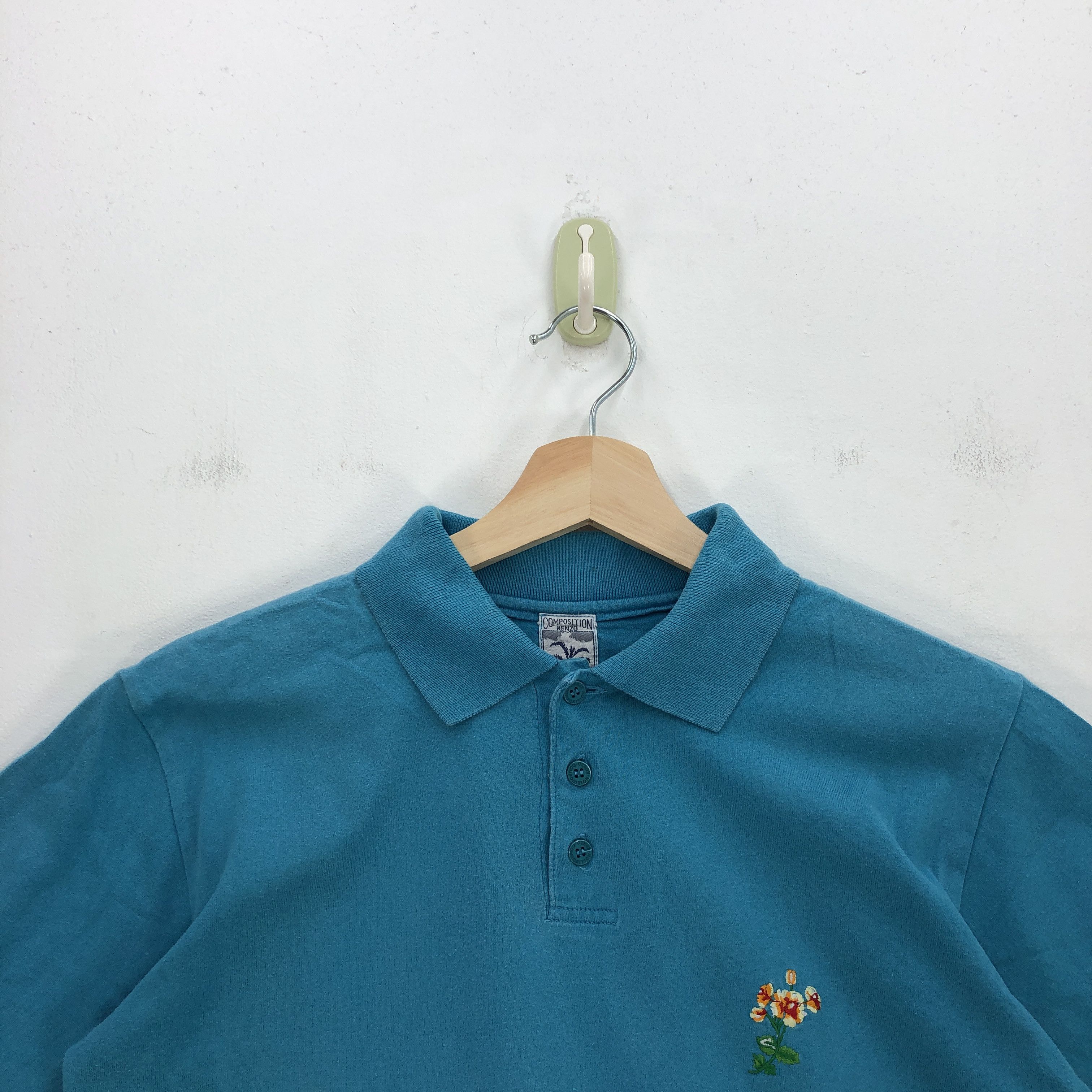 Kenzo × Vintage Vintage Kenzo T Shirt Vintage Kenzo Polo Tees Size S / US 4 / IT 40 - 3 Thumbnail