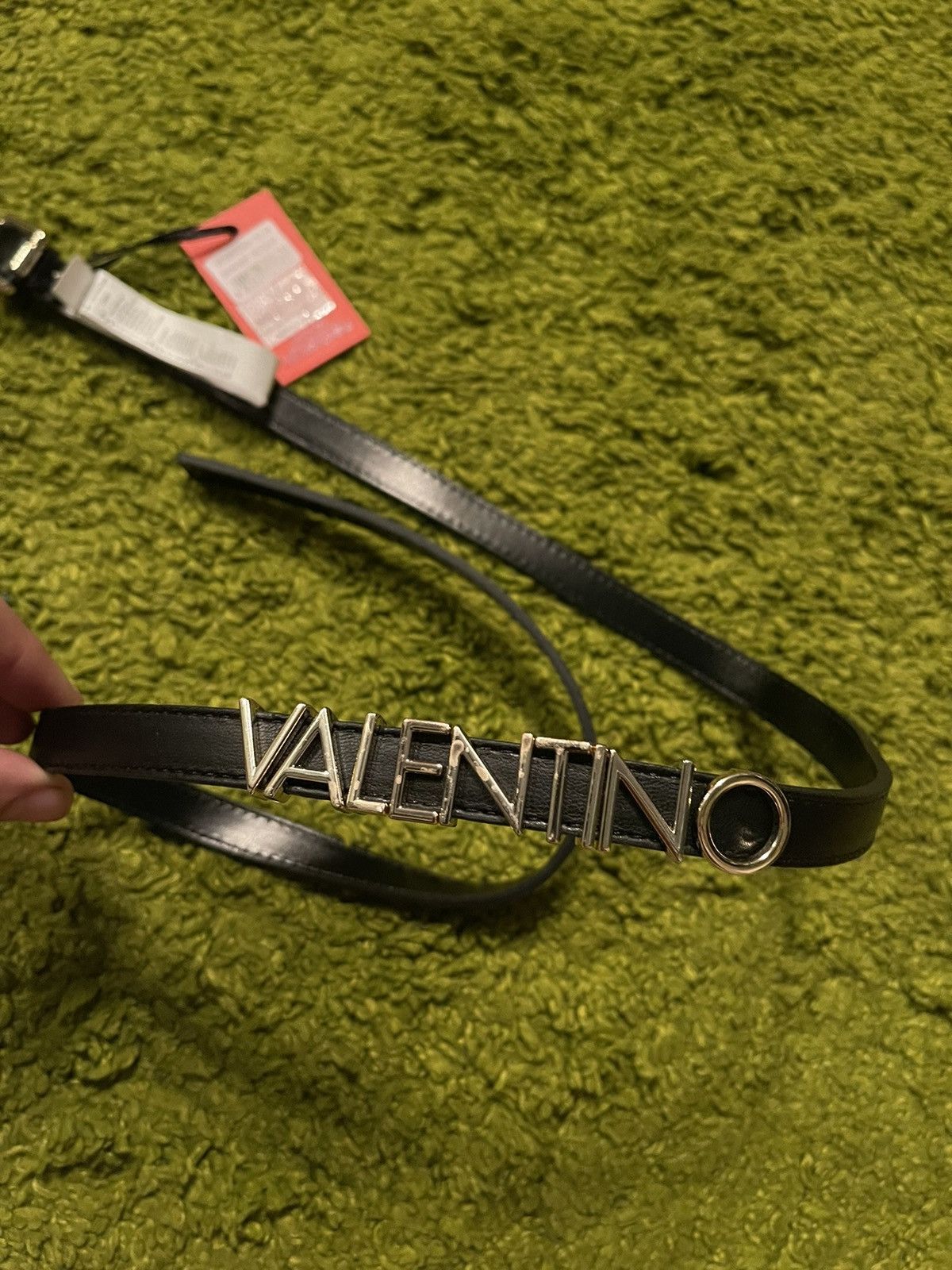 Designer × Mario Valentino × Valentino Mario Valentino NWT metal big logo belt Size ONE SIZE - 3 Thumbnail