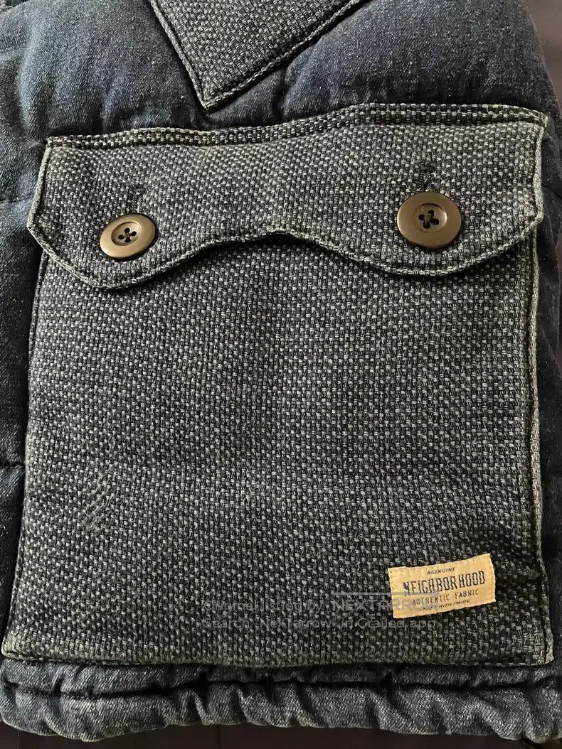 Neighborhood Neighborhood Indigo dyed down vest Size US M / EU 48-50 / 2 - 5 Thumbnail