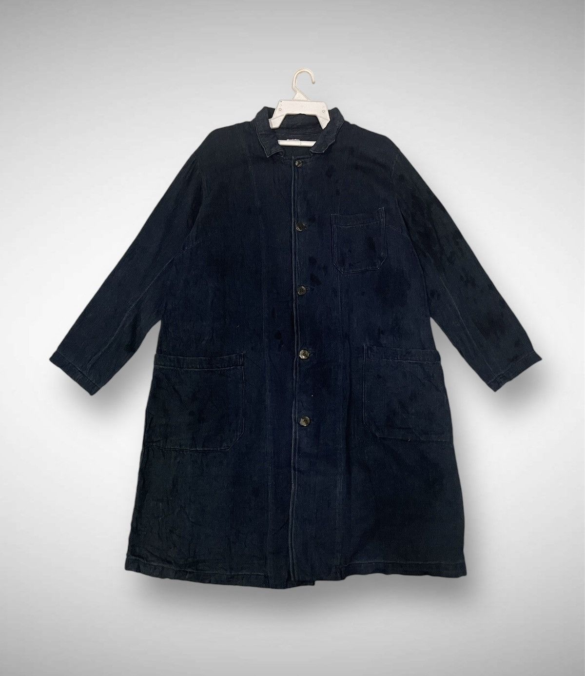 Issey Miyake × Japanese Brand Plantation Denim Jacket by Issey Miyake Size L / US 10 / IT 46 - 1 Thumbnail