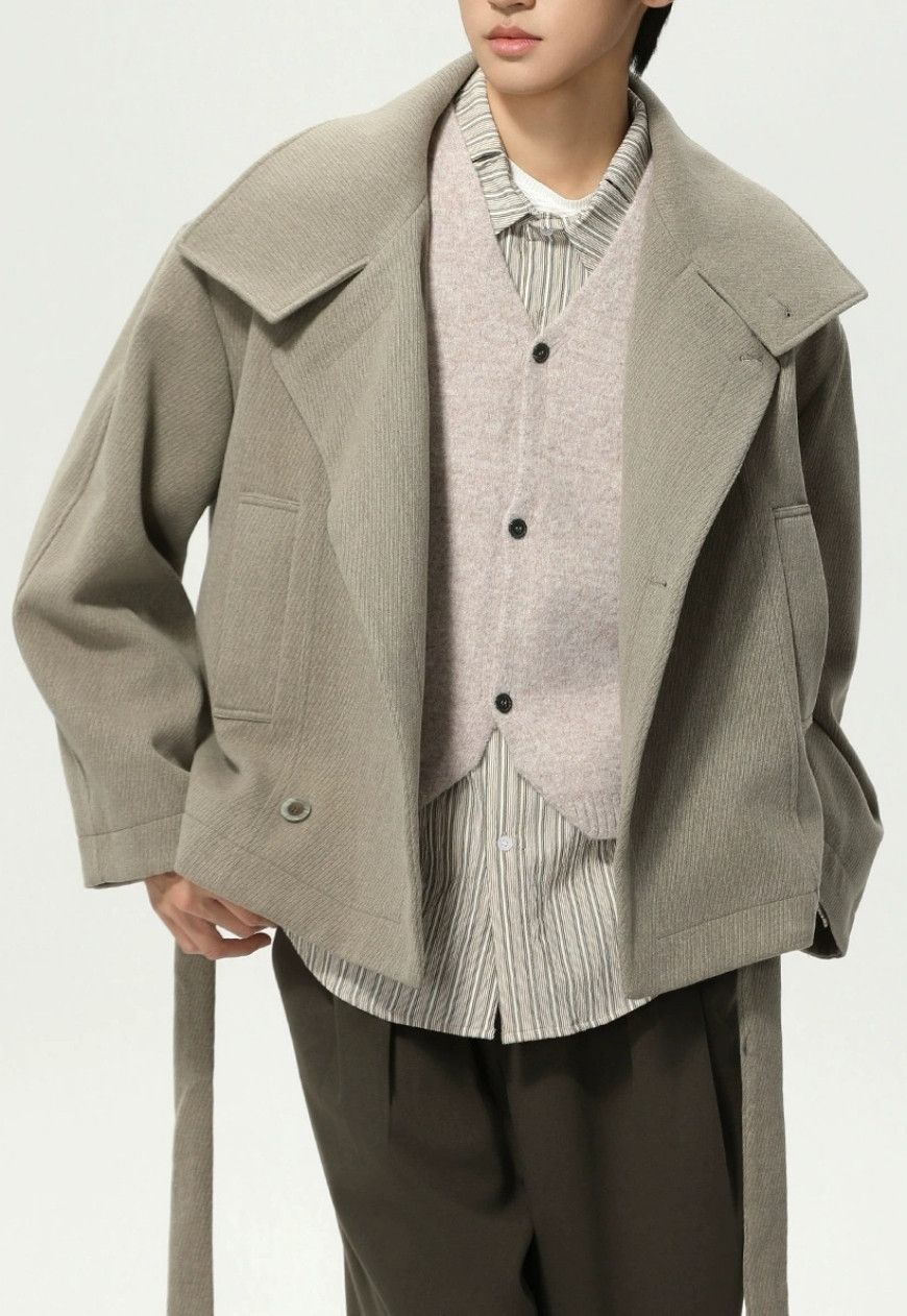 Other Men’s Waist-belted jacket Size US M / EU 48-50 / 2 - 2 Thumbnail