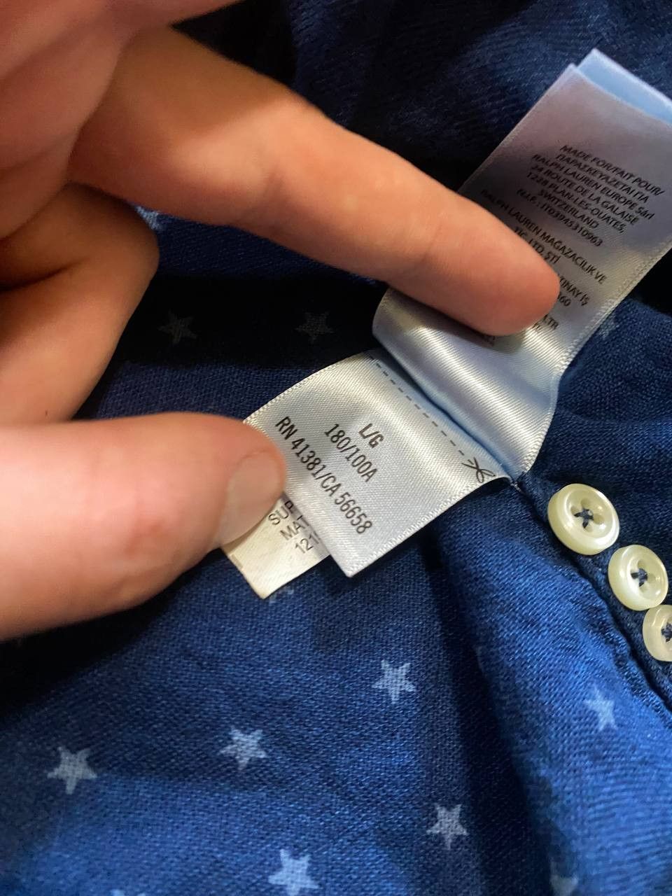 Polo Ralph Lauren Polo Ralph Lauren Custom Fit Button Up Shirt Size L Size US L / EU 52-54 / 3 - 4 Thumbnail