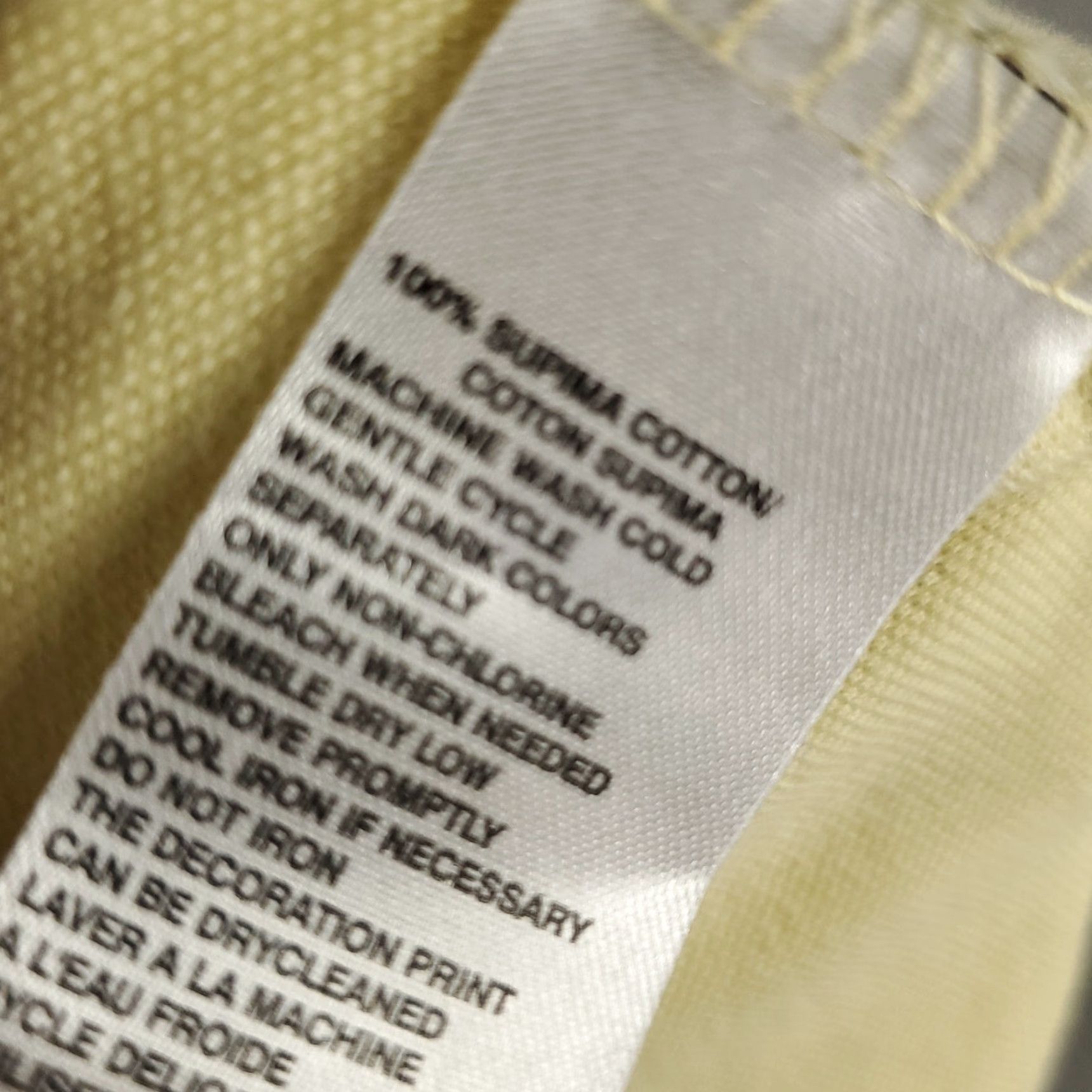 Tommy Bahama Tommy Bahama Polo Shirt Mens Large Yellow Casual Short Sleeve - Runs Short Size US L / EU 52-54 / 3 - 7 Thumbnail