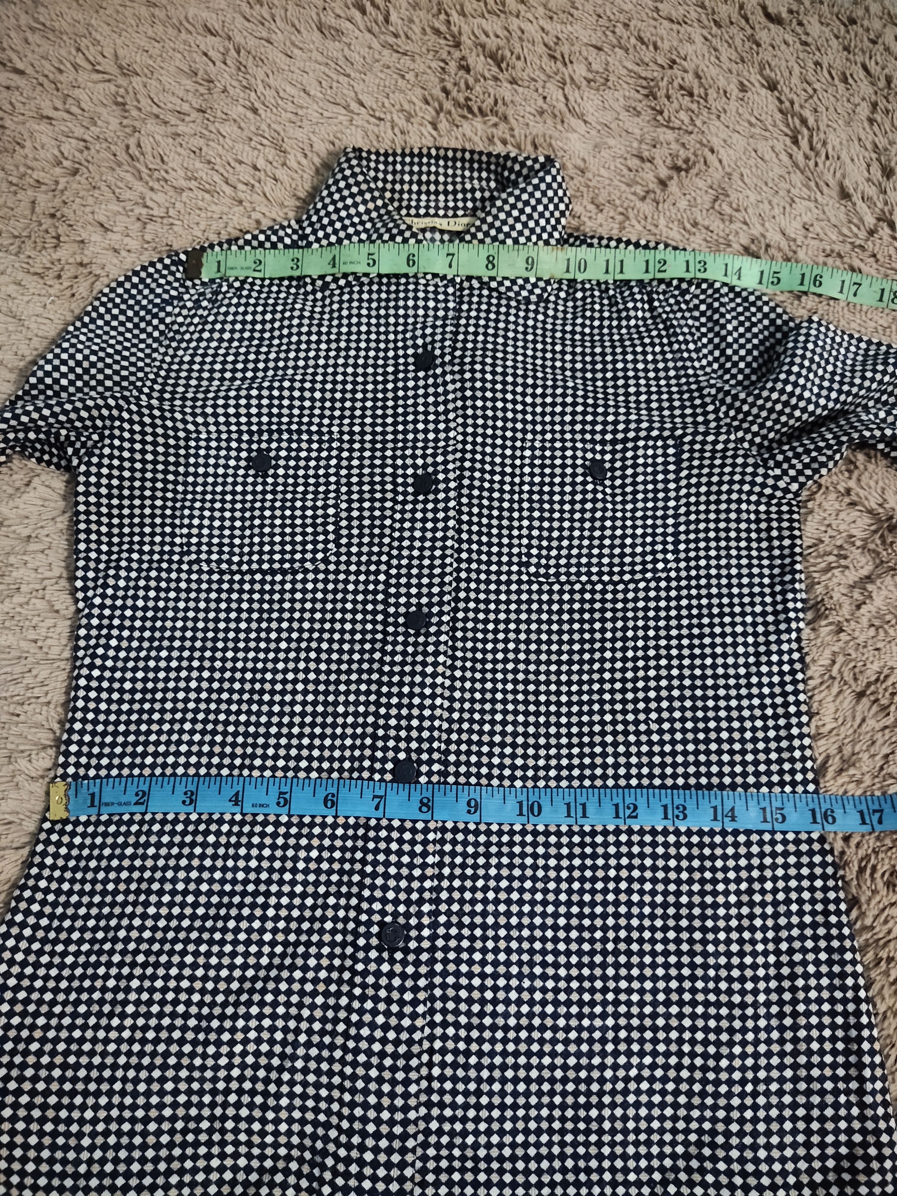Christian Dior Monsieur × Vintage Vintage Christian Dior Long Sleeve Flannel Shirt Size M / US 6-8 / IT 42-44 - 8 Thumbnail