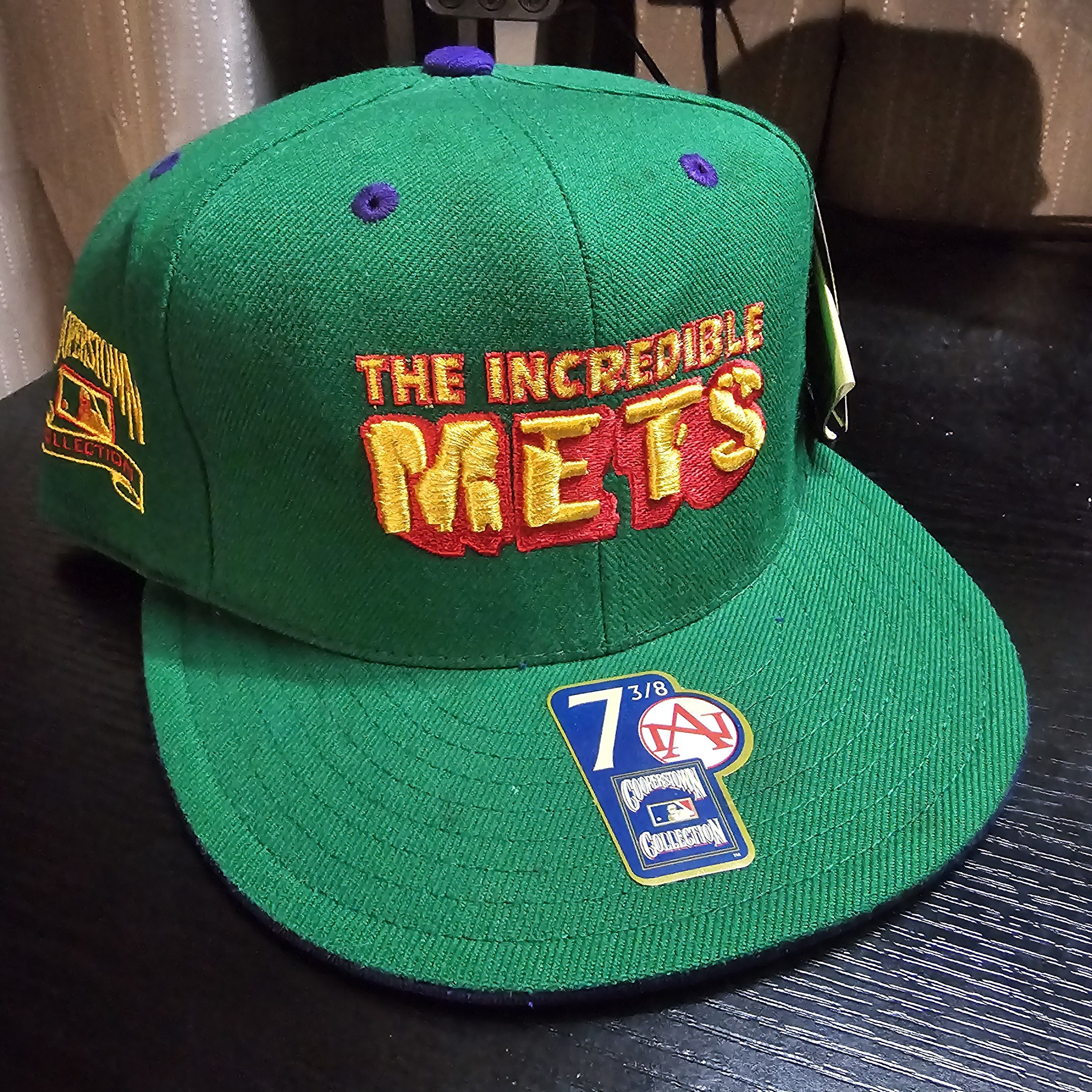 Cooperstown Collection Rare Mets Incredible Hulk Collector's Hat Size ONE SIZE - 1 Thumbnail