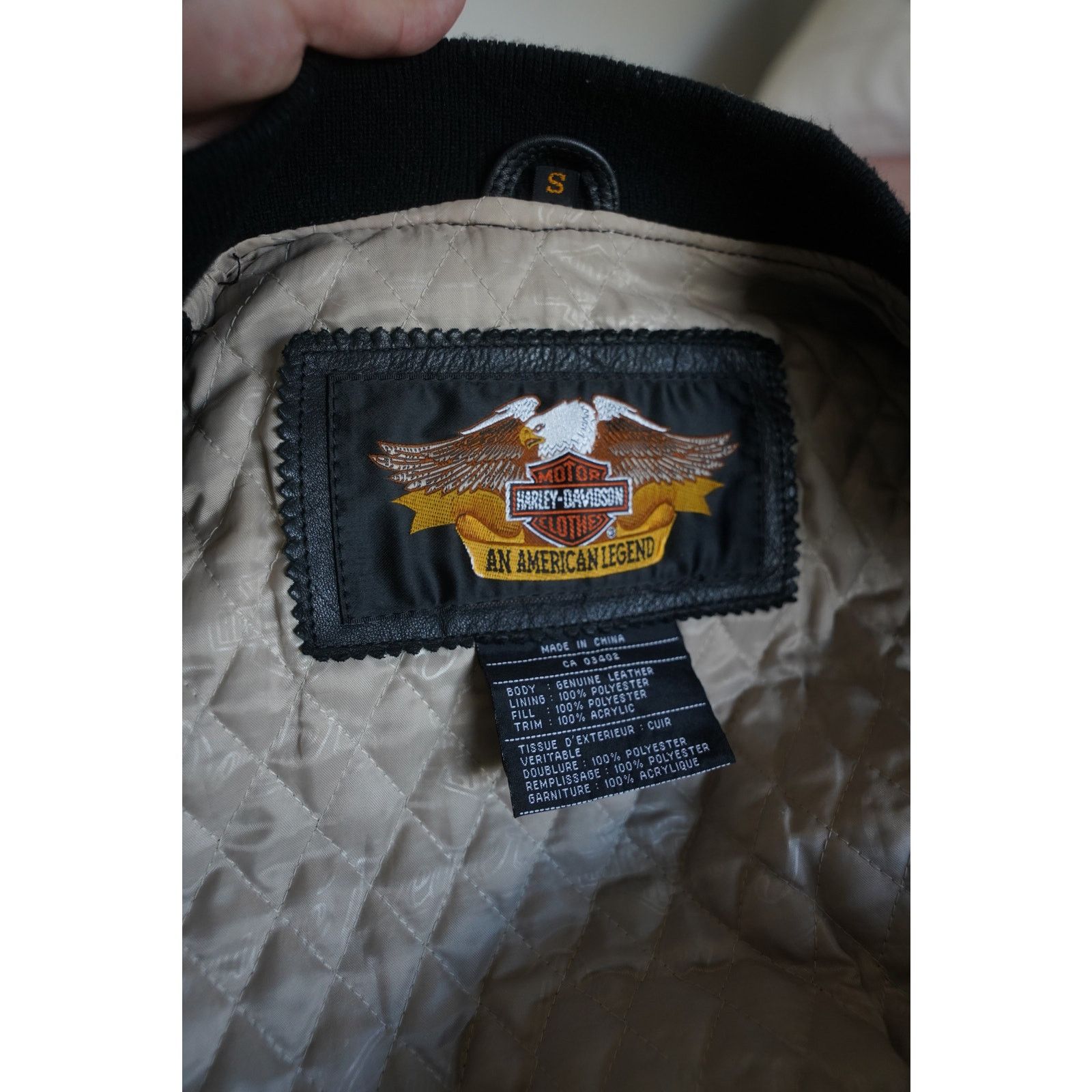 Harley Davidson Harley Davidson Varsity Bomber Jacket GRAIL Size US S / EU 44-46 / 1 - 4 Thumbnail