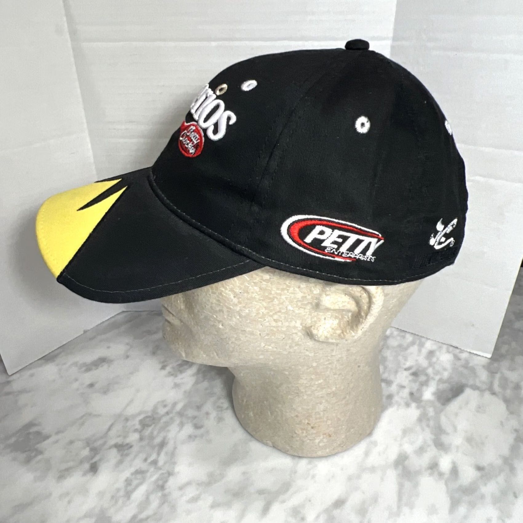 Chase Authentics NASCAR Chase Authentics Hat #43 Cheerios Bobby Lamonte Petty Racing Adjustable Black Men Baseball Cap Size ONE SIZE - 5 Thumbnail