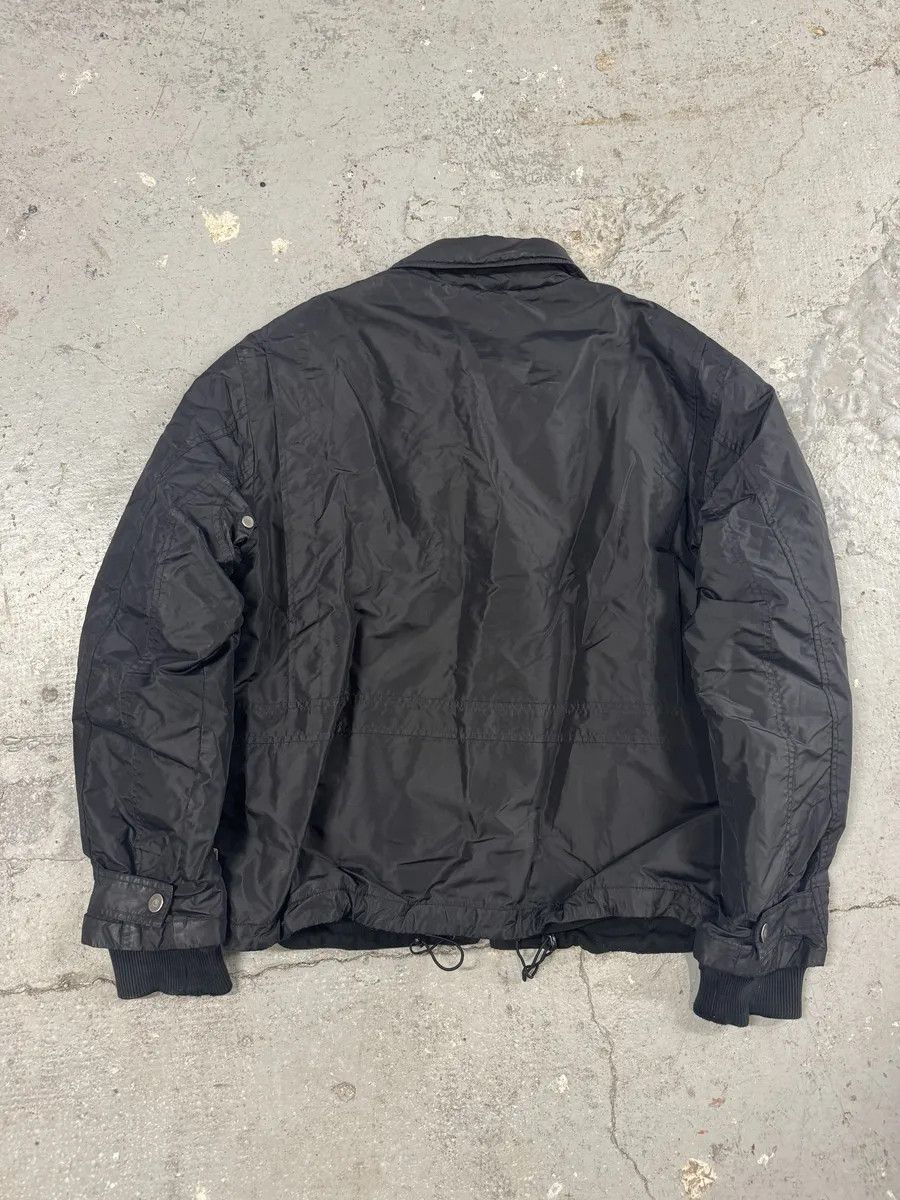 Armani 2000s Armani Black Nylon Bomber Jacket Size US L / EU 52-54 / 3 - 6 Thumbnail