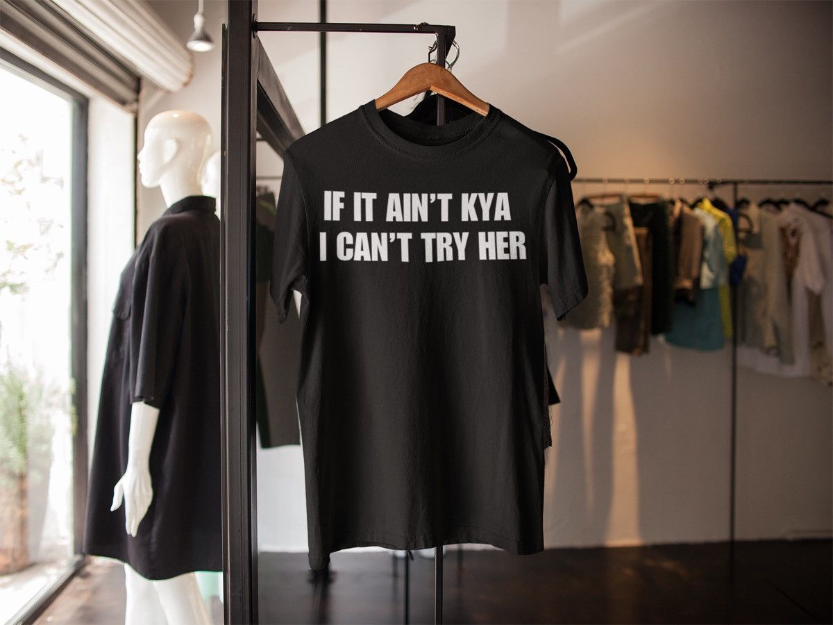 Vintage Cooking With Kya Heavyweight cotton unisex Tee. Size US M / EU 48-50 / 2 - 1 Thumbnail