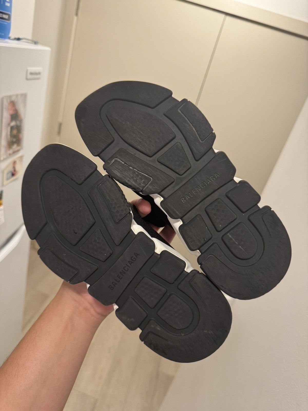 Balenciaga Size 8 US Balenciaga Speed Trainer 2019 587286 WO5G9 1000 Size US 8 / IT 38 - 6 Thumbnail