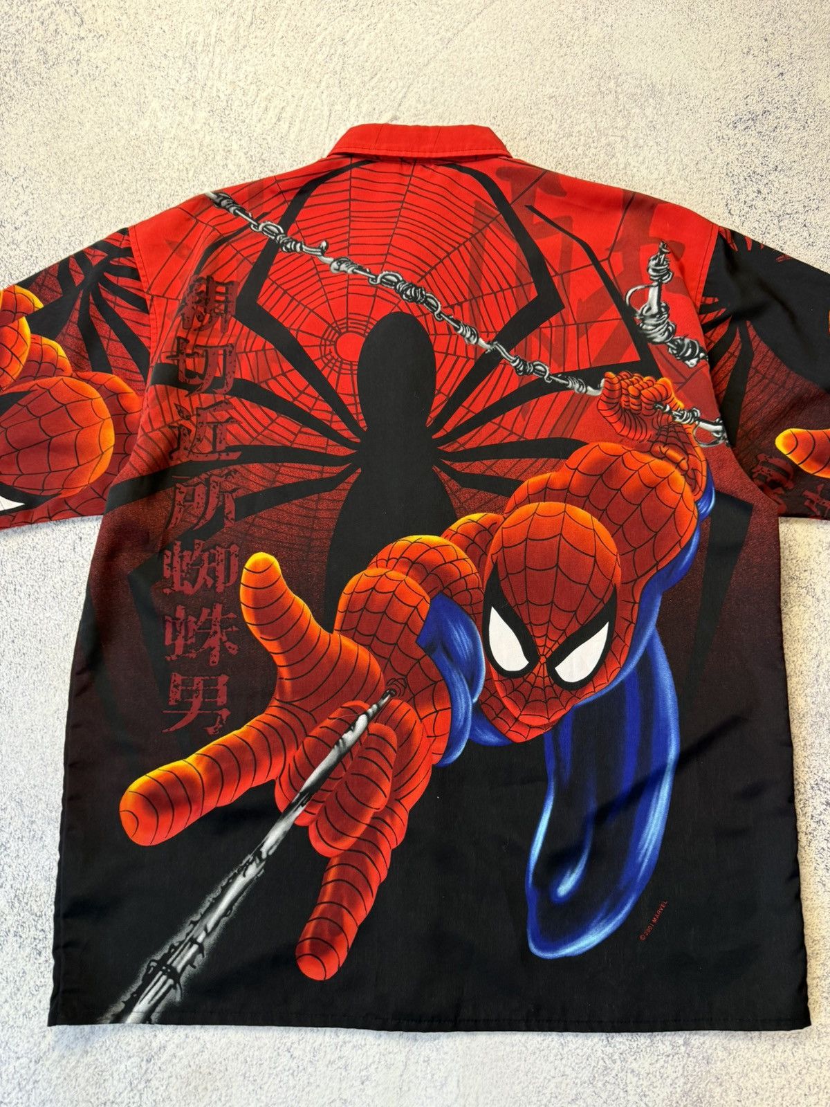 Marvel Comics Vintage Changes Spiderman 2001 AOP Button Up Shirt Size US M / EU 48-50 / 2 - 21 Thumbnail