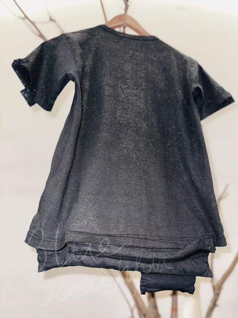 Comme des Garcons Comme Des Garcons Fine sparkle fabric dark black top Size M / US 6-8 / IT 42-44 - 7 Thumbnail