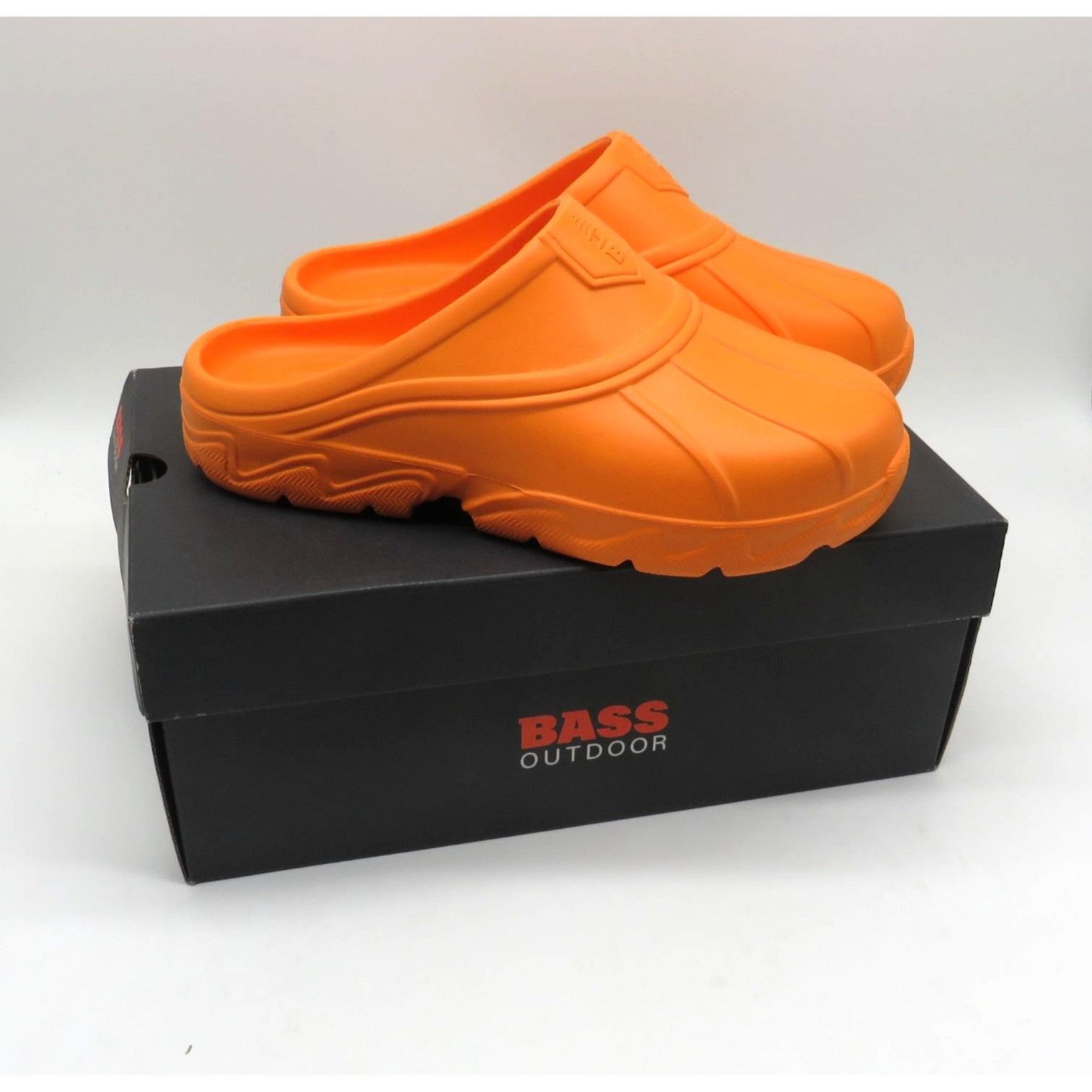 Other Bass Outdoor Unisex Orange Rubber Slip On M5 W6 Rugged Durab Size US 5 / EU 37 - 1 Thumbnail