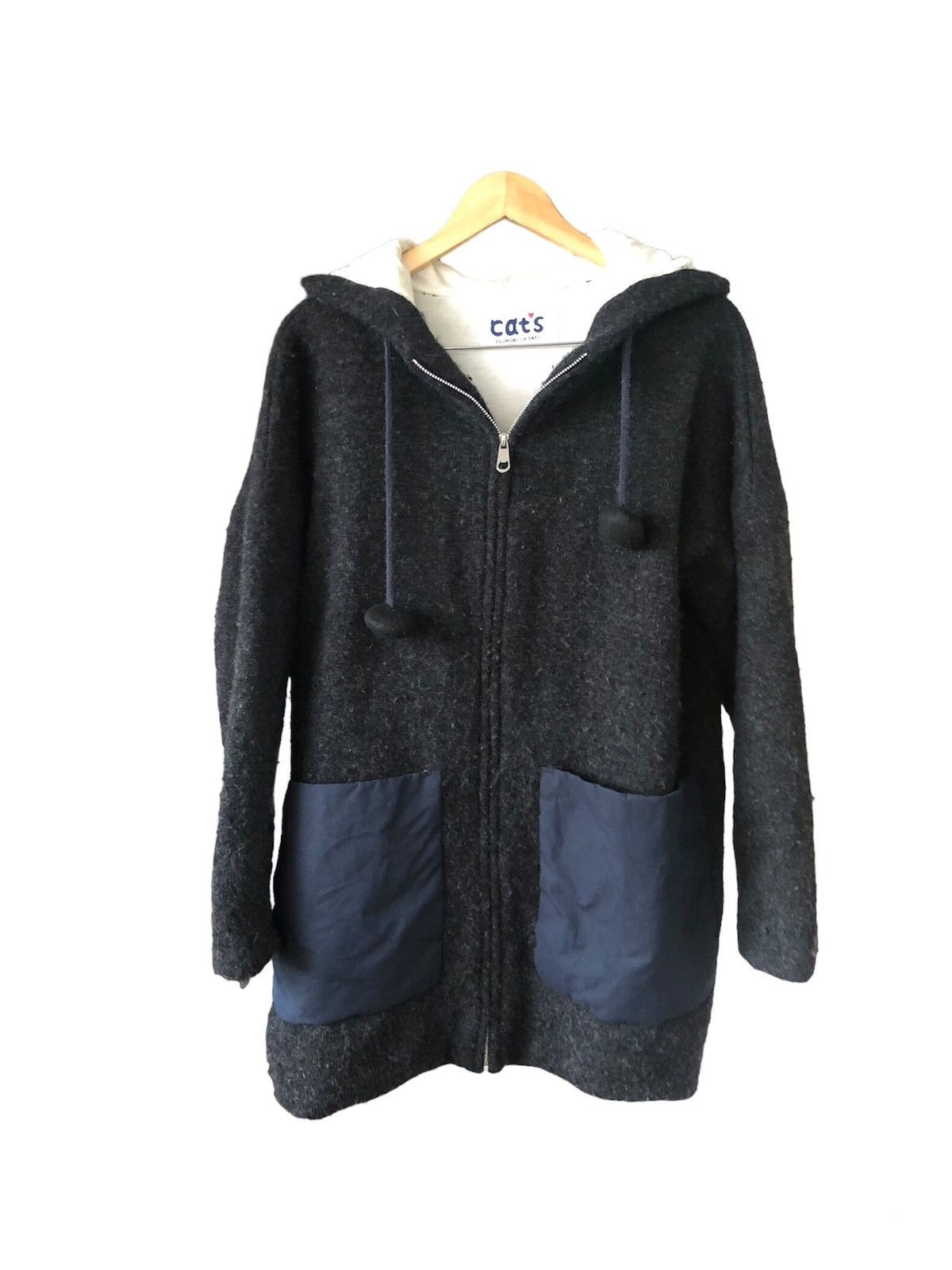 Tsumori Chisato Cats Tumori Chisato by Issey Miyake Hairy Wool Long Jacket Size L / US 10 / IT 46 - 2 Thumbnail