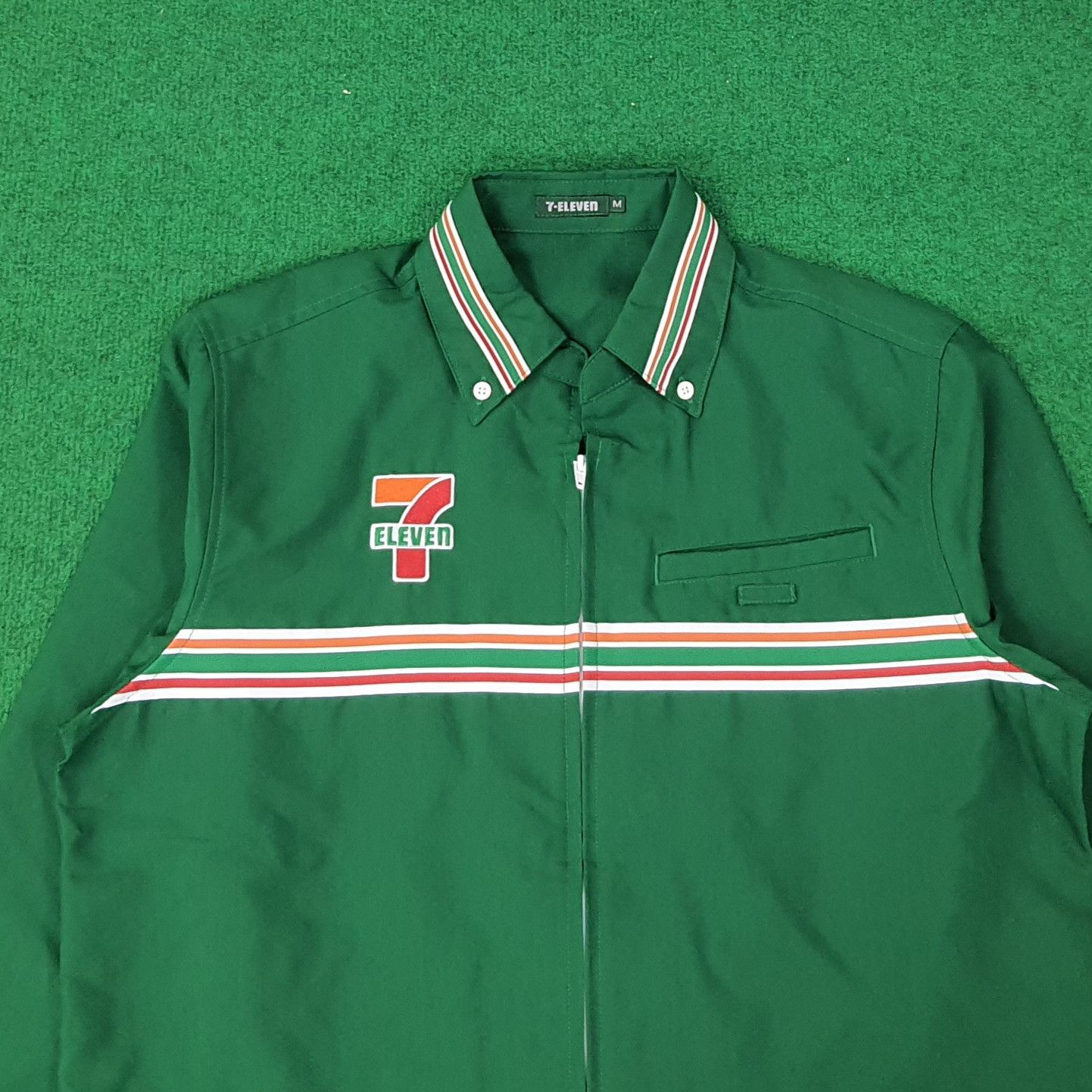 Japanese Brand Vintage 7 Eleven Japan Uniform Staff Workwear Jacket C249N52 Size US M / EU 48-50 / 2 - 4 Thumbnail