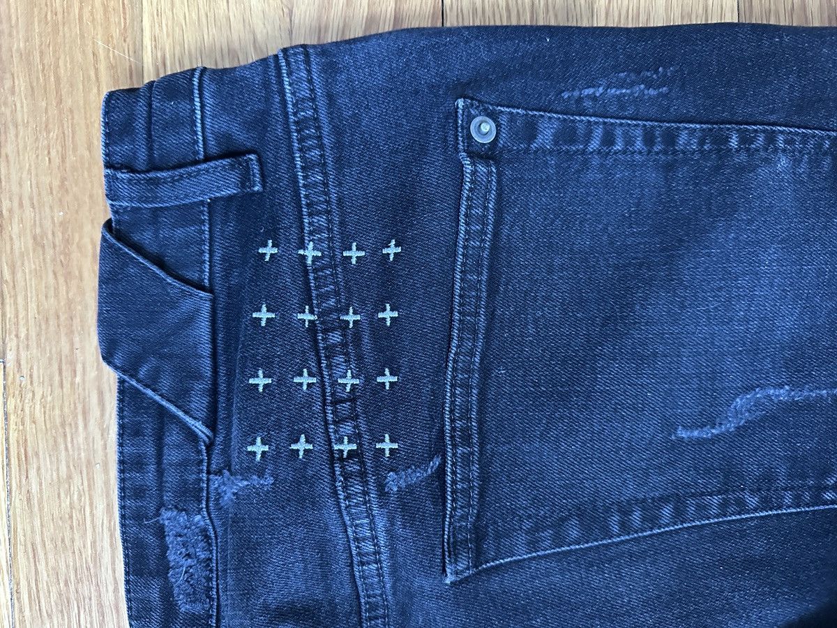 Ksubi Ksubi Ripped Denim Tapered Black 36 Size US 36 / EU 52 - 9 Thumbnail