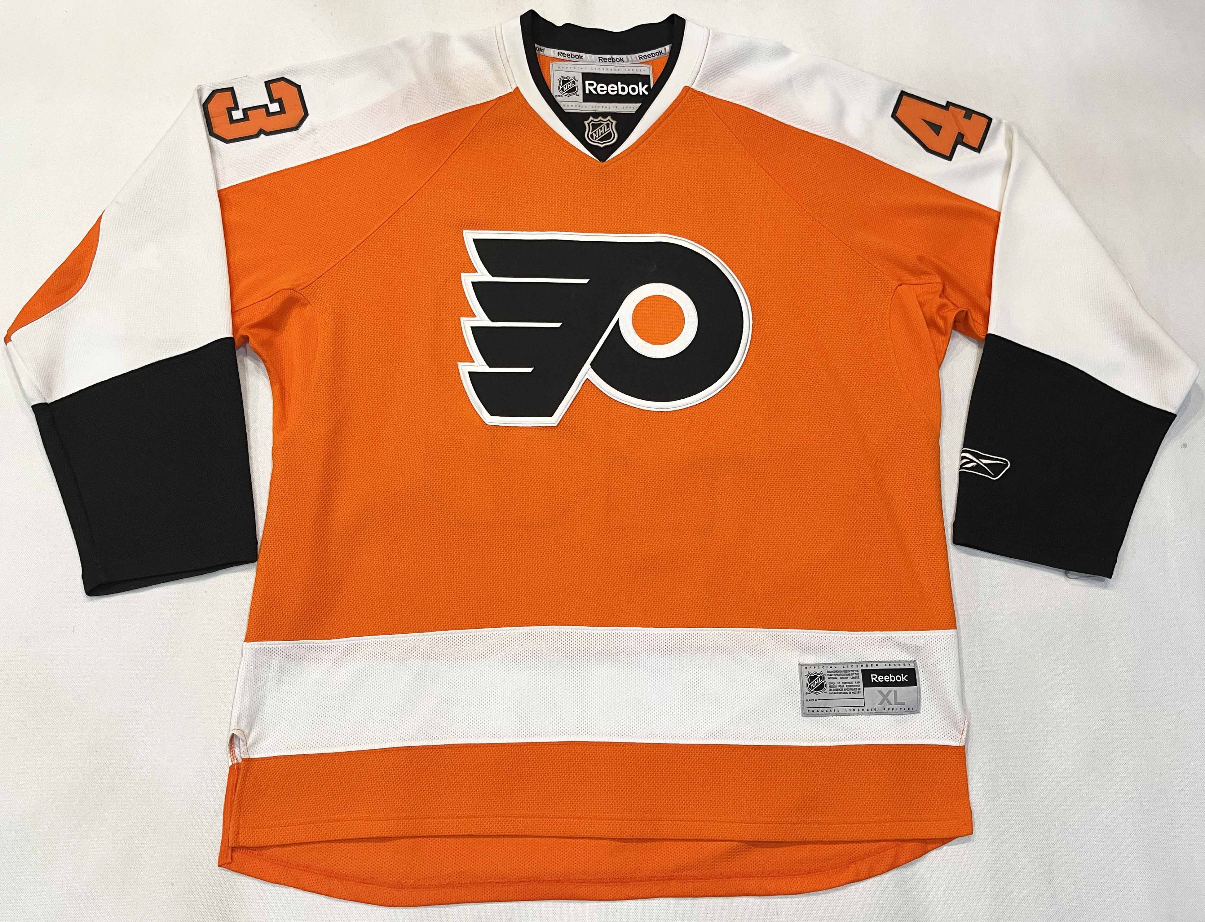 Reebok Reebok Philadelphia Flyers BIRON #43 NHL Hockey Jersey Size US XL / EU 56 / 4 - 2 Thumbnail